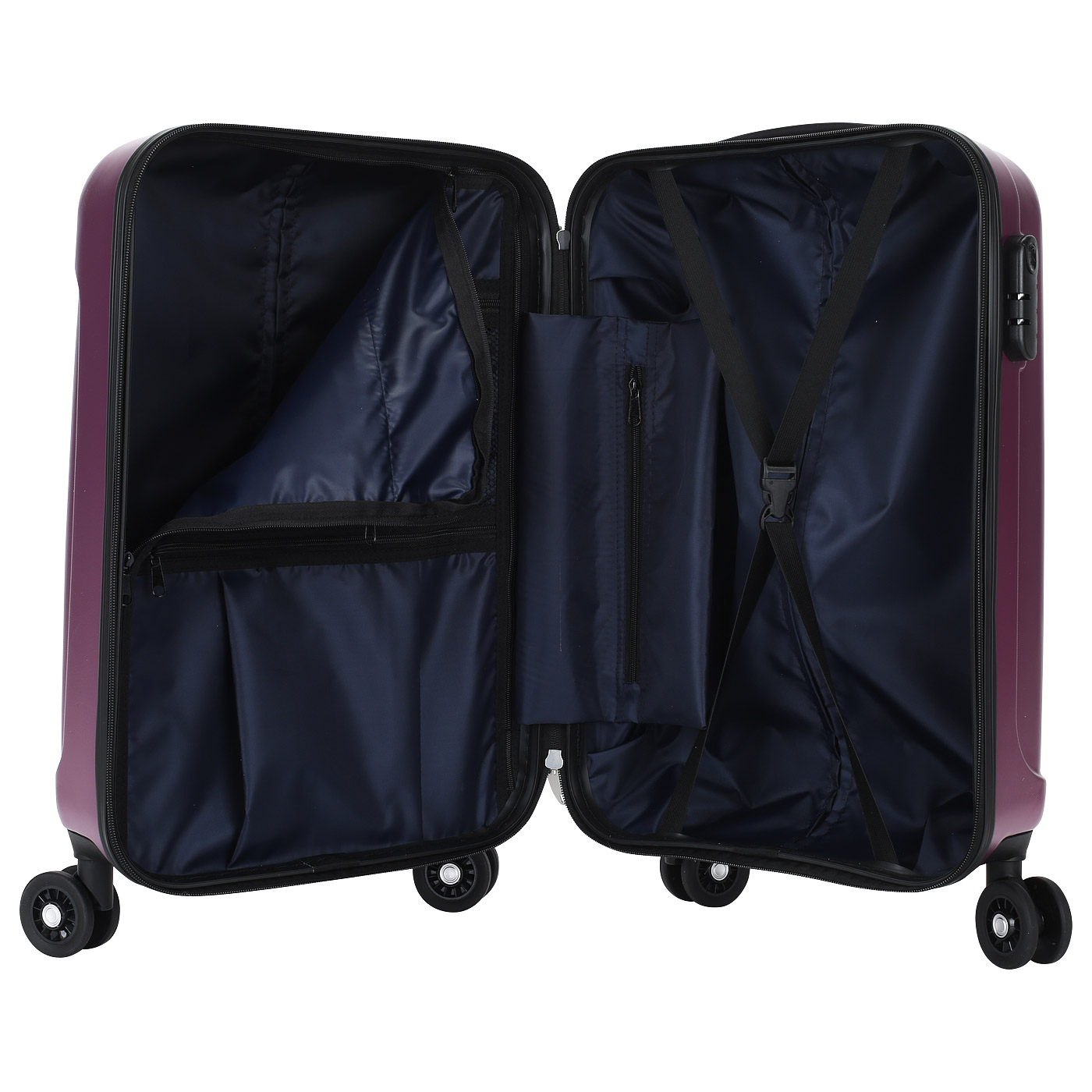 Чемодан маленький S из ABS-пластика с кодовым замком Sun Voyage Elit