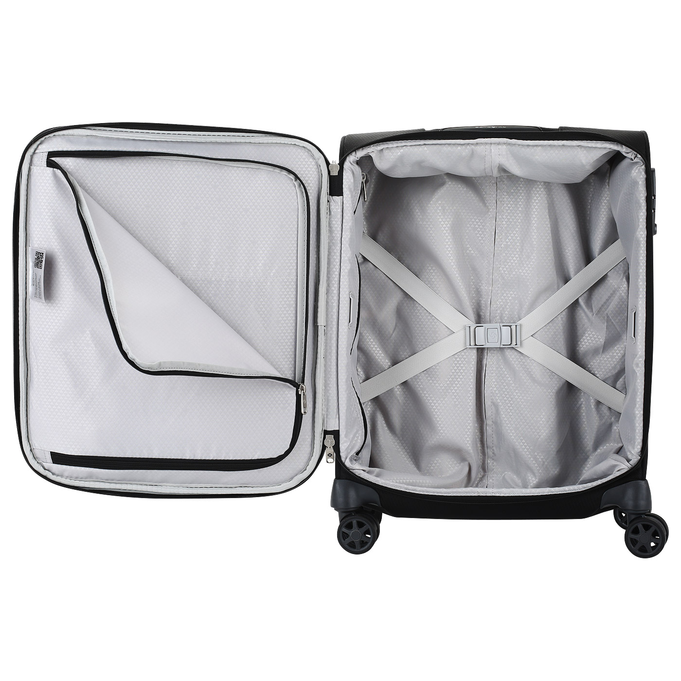 Чемодан для ручной клади тканевый с кодовым замком Samsonite Dynamore