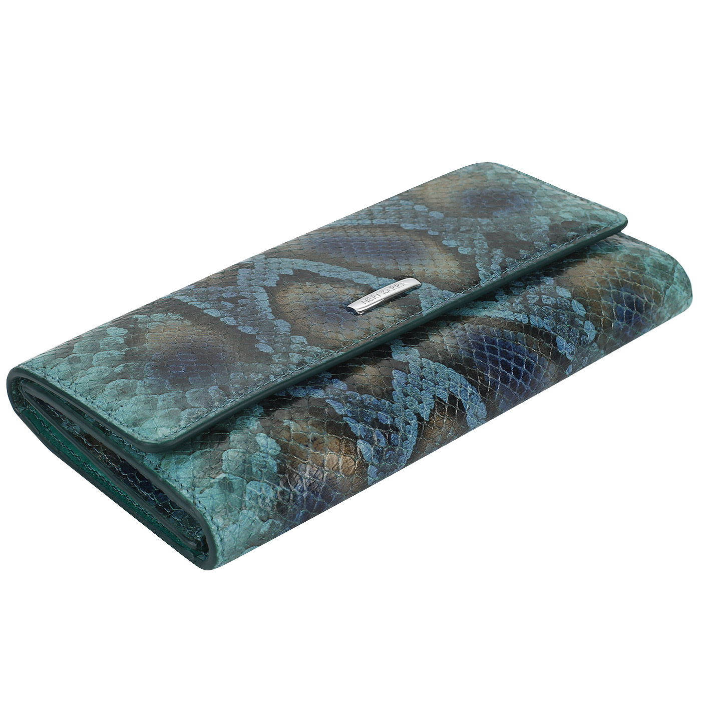 Кошелек с отделкой под кожу питона Neri Karra 