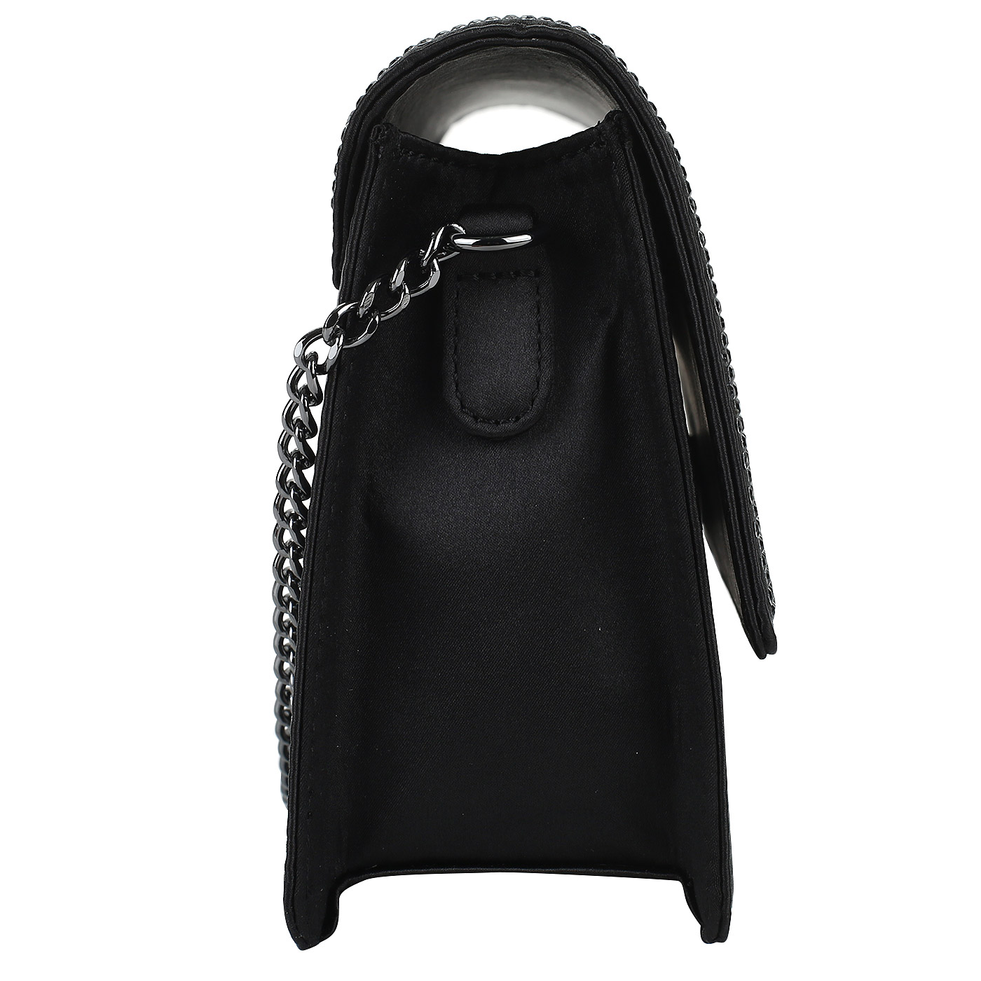 Черный клатч на цепочке Love Moschino Evening bag