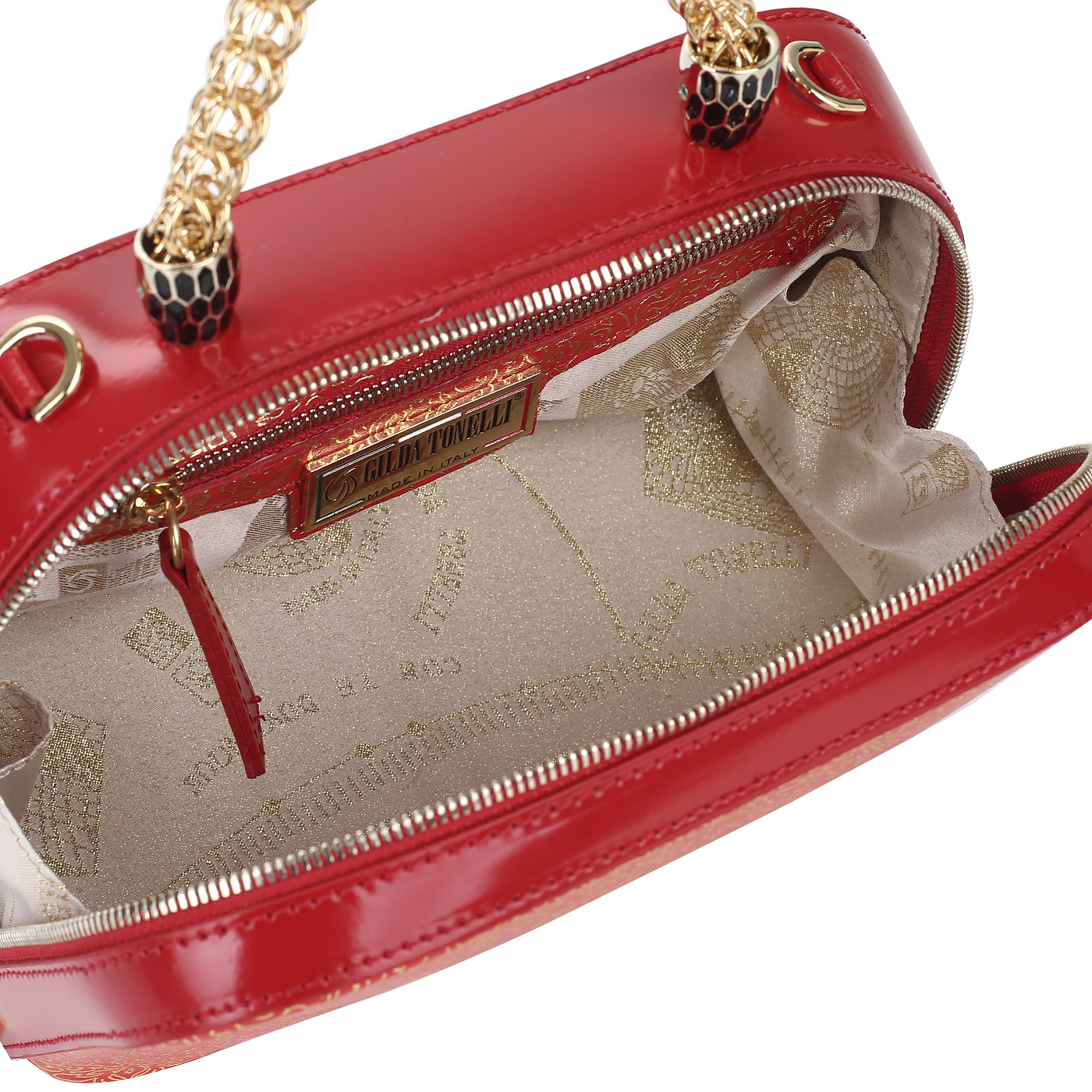 Сумка с тиснением Gilda Tonelli Pad Samarc