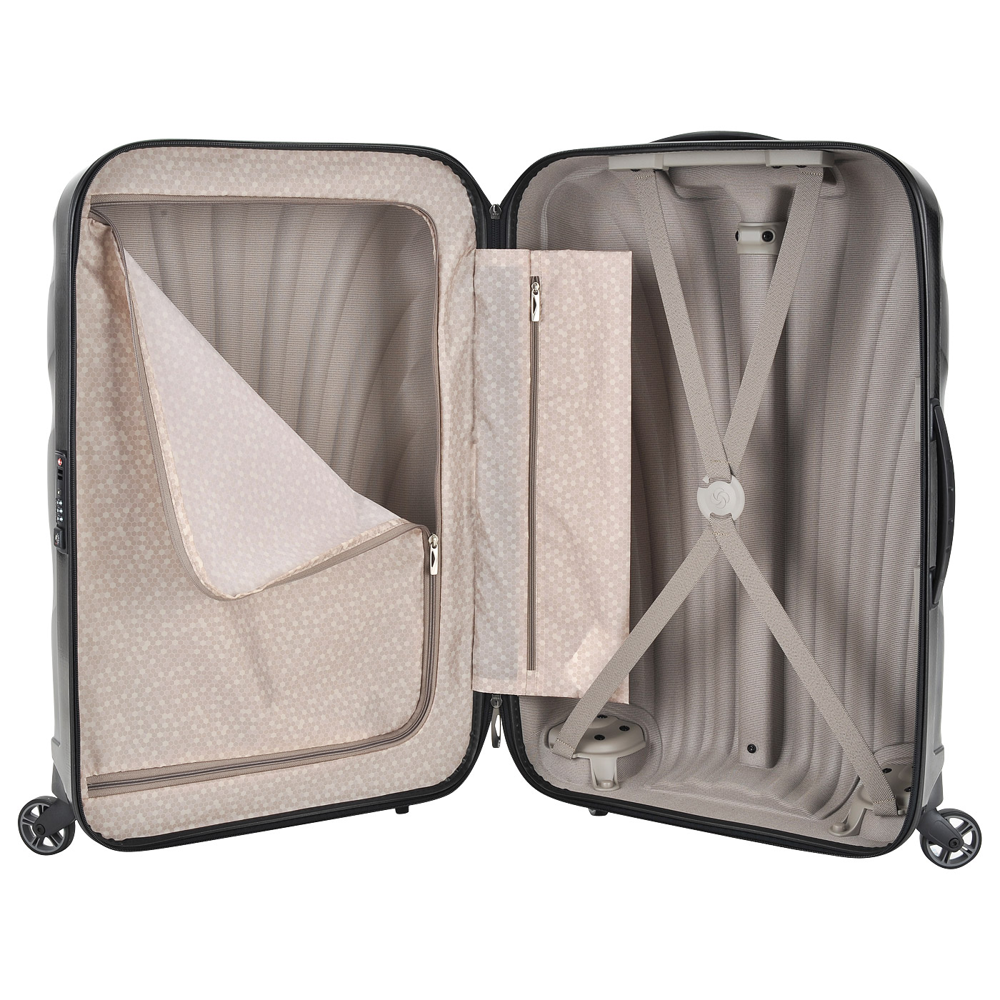 Чемодан средний M из материала Curv Samsonite Cosmolite