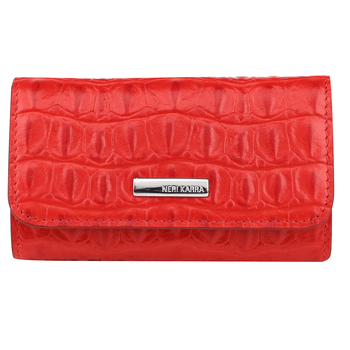 Neri Karra Красная кожаная ключница