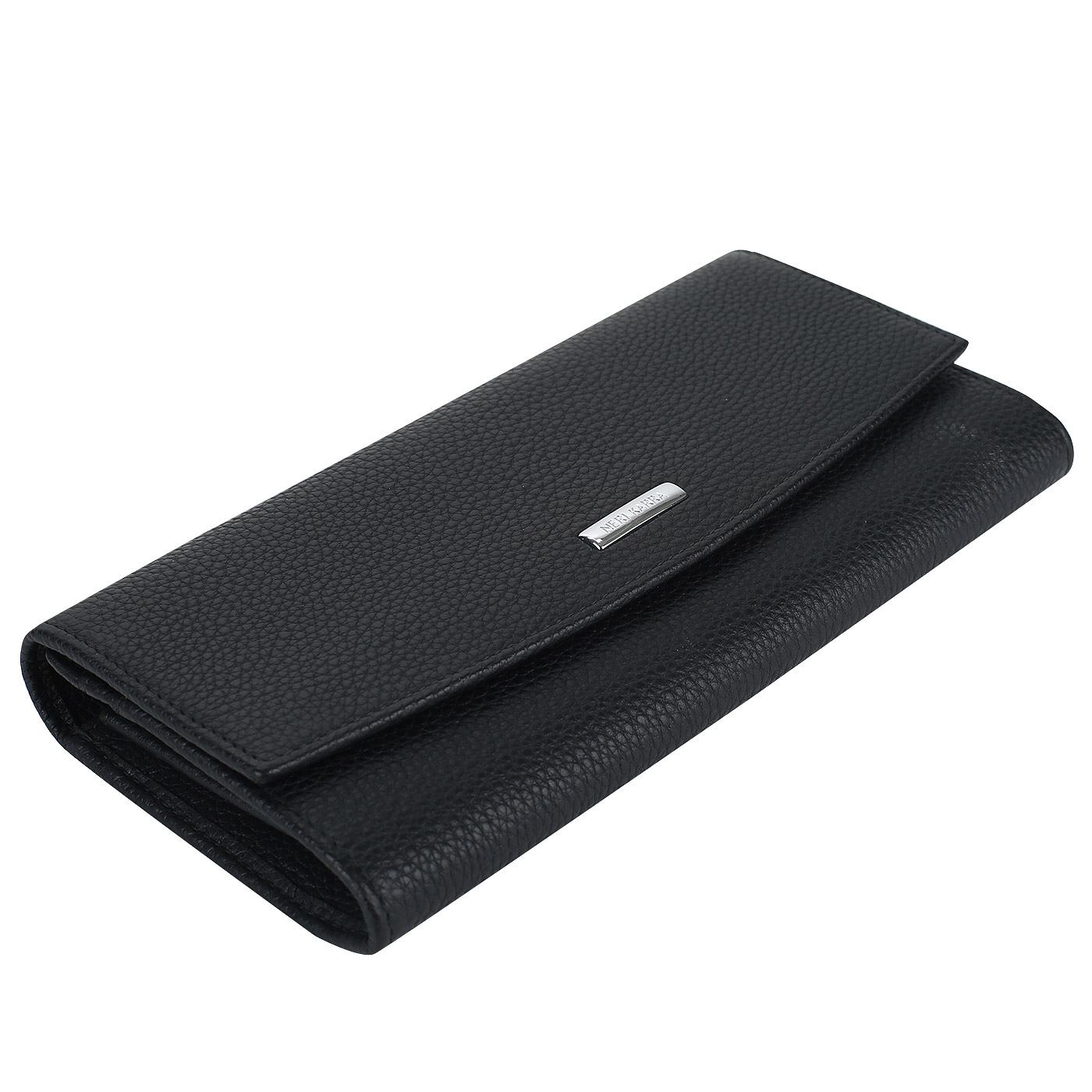 Черный кошелек Neri Karra 