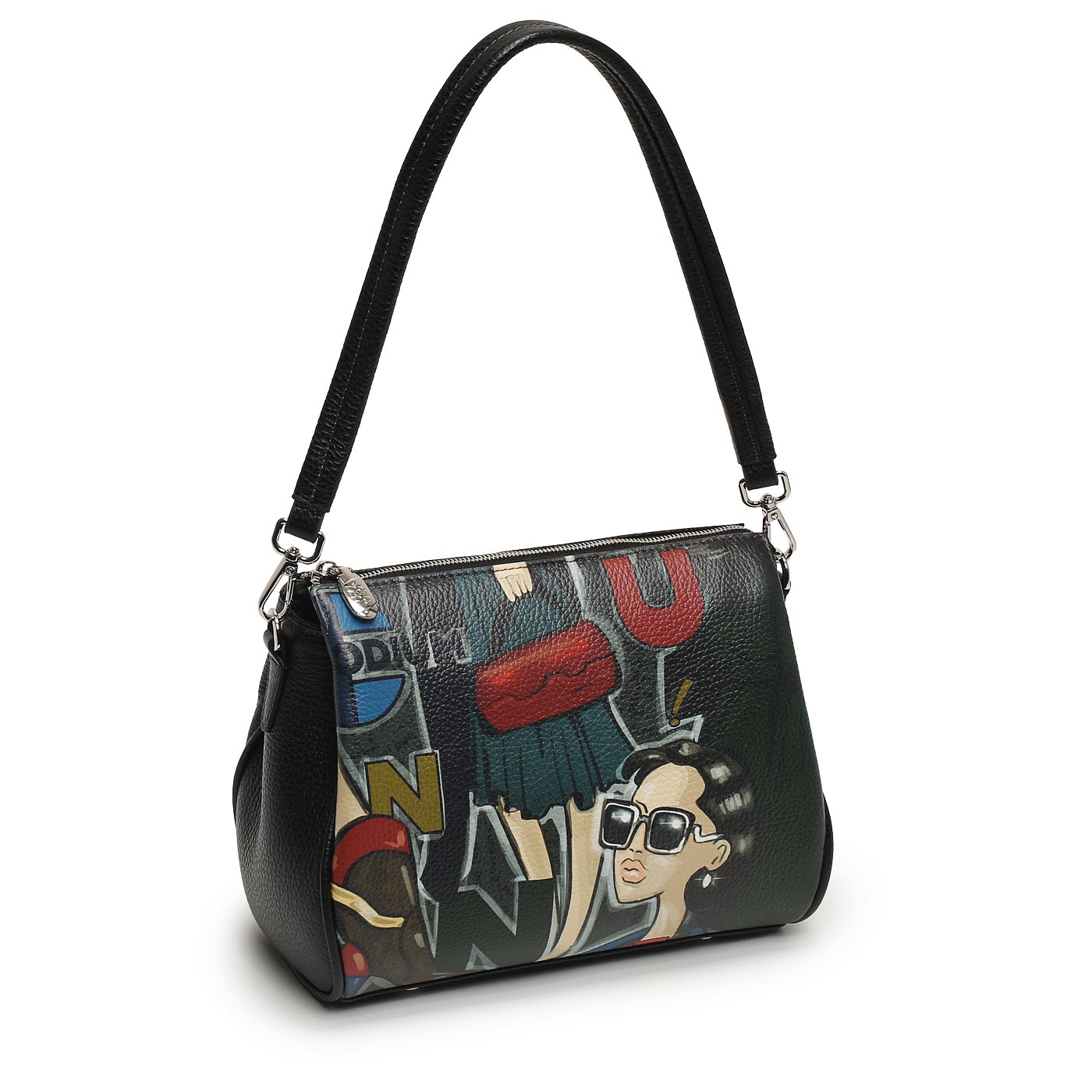 Кожаная сумка Curanni 