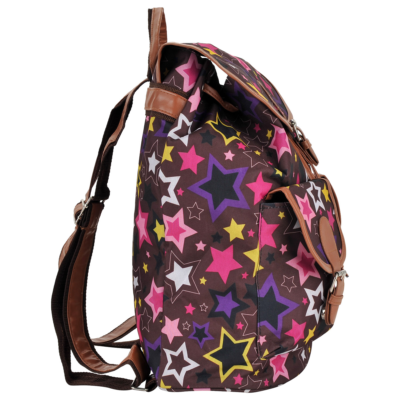 Вместительный детский тканевый рюкзак с принтом Creative 