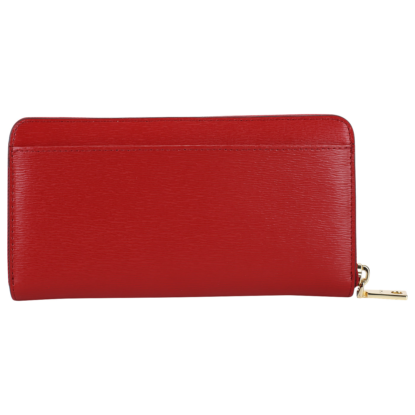 Красное сафьяновое портмоне DKNY Saffiano