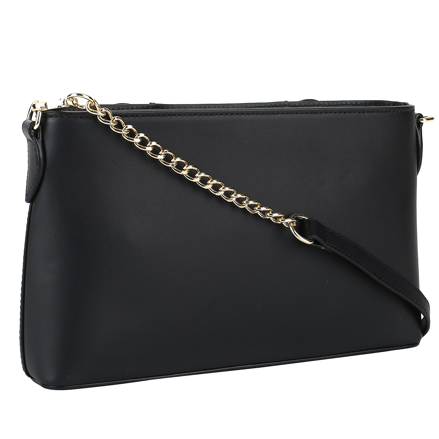 Женская сумочка из черной кожи Love Moschino Heart Rouge