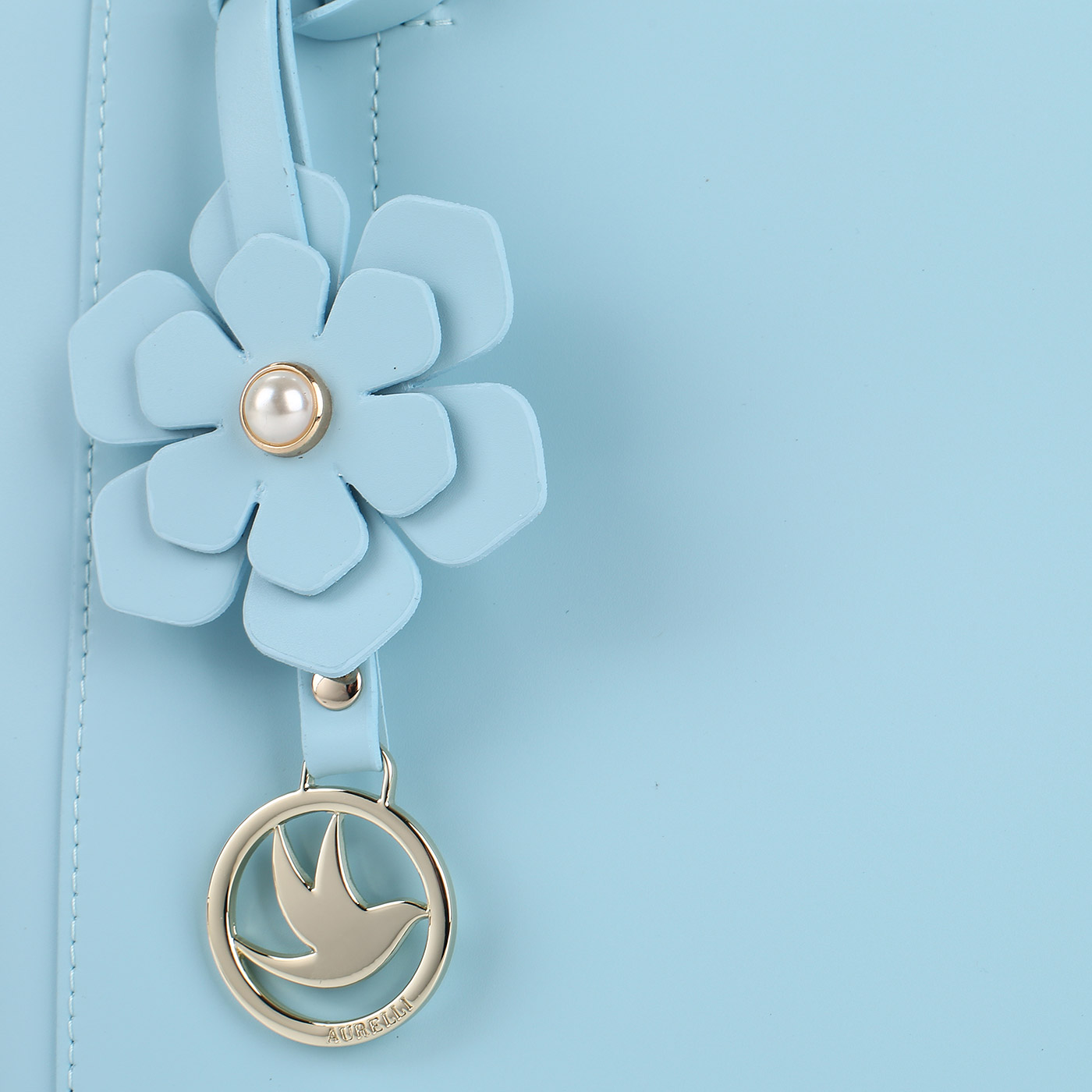 Кожаная сумка на молнии Aurelli 