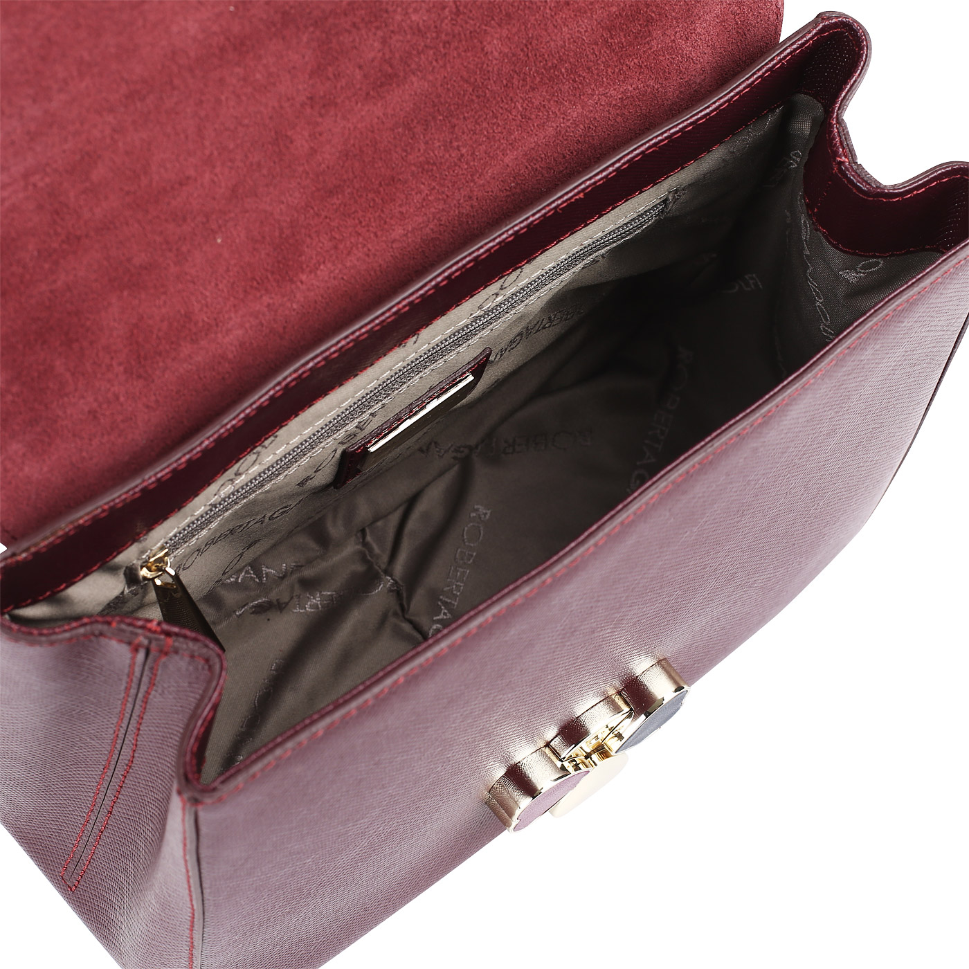 Сумочка-сэтчел Roberta Gandolfi Linguine Saffiano