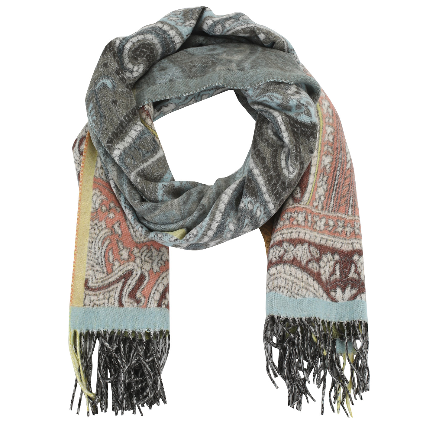 Fraas Теплый шарф с узорами
