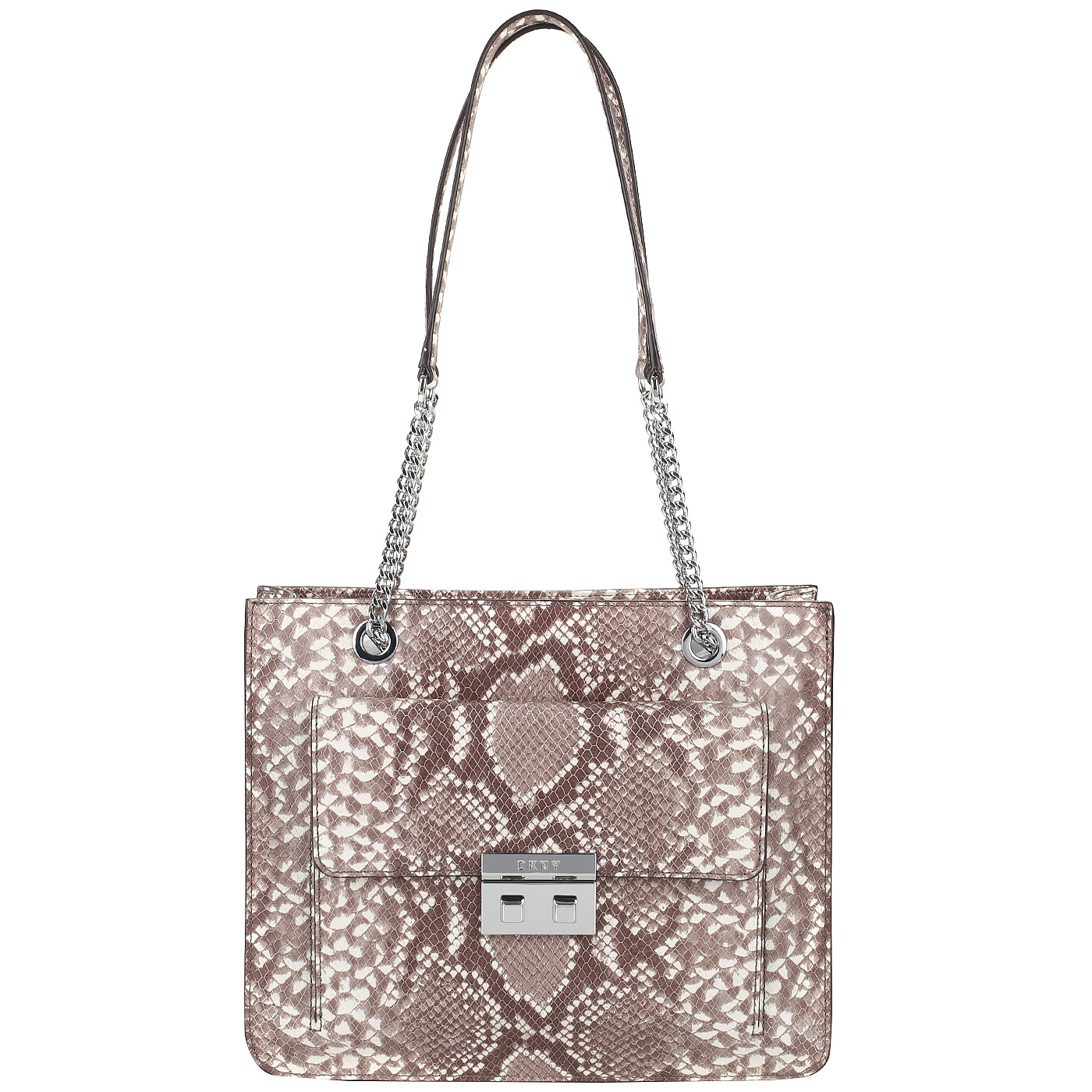 DKNY Сумка с отделкой под кожу питона