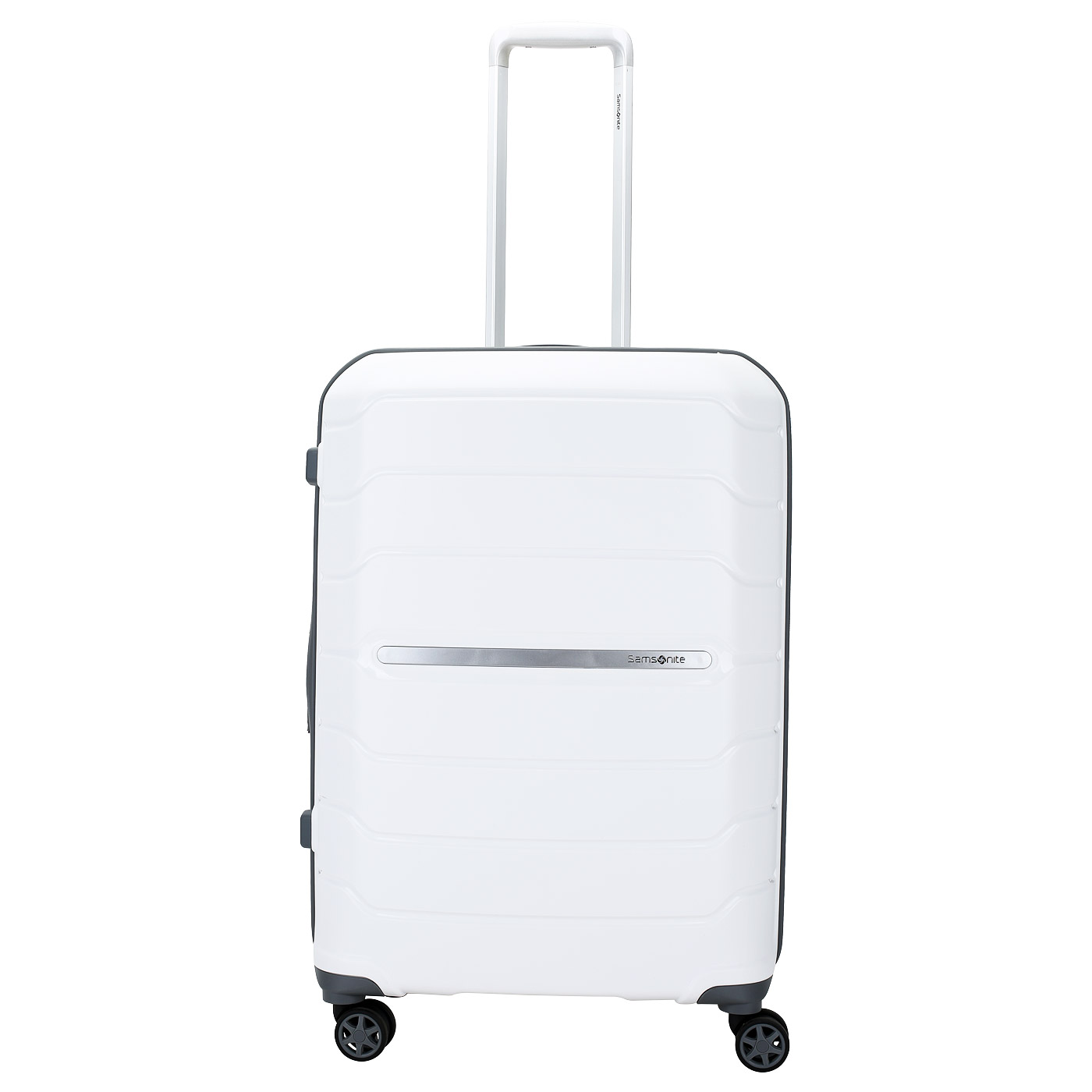 Чемодан средний M из полипропилена с кодовым замком Samsonite Flux