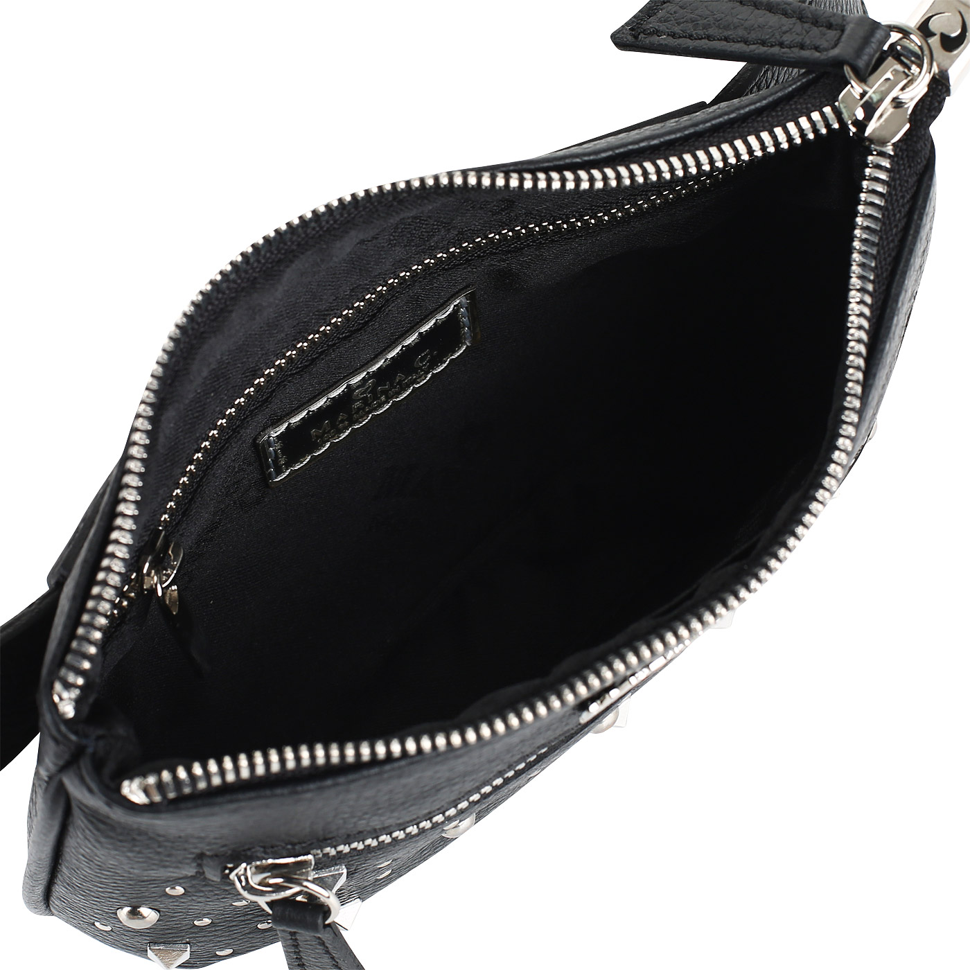 Черная поясная сумочка Marina Creazioni 