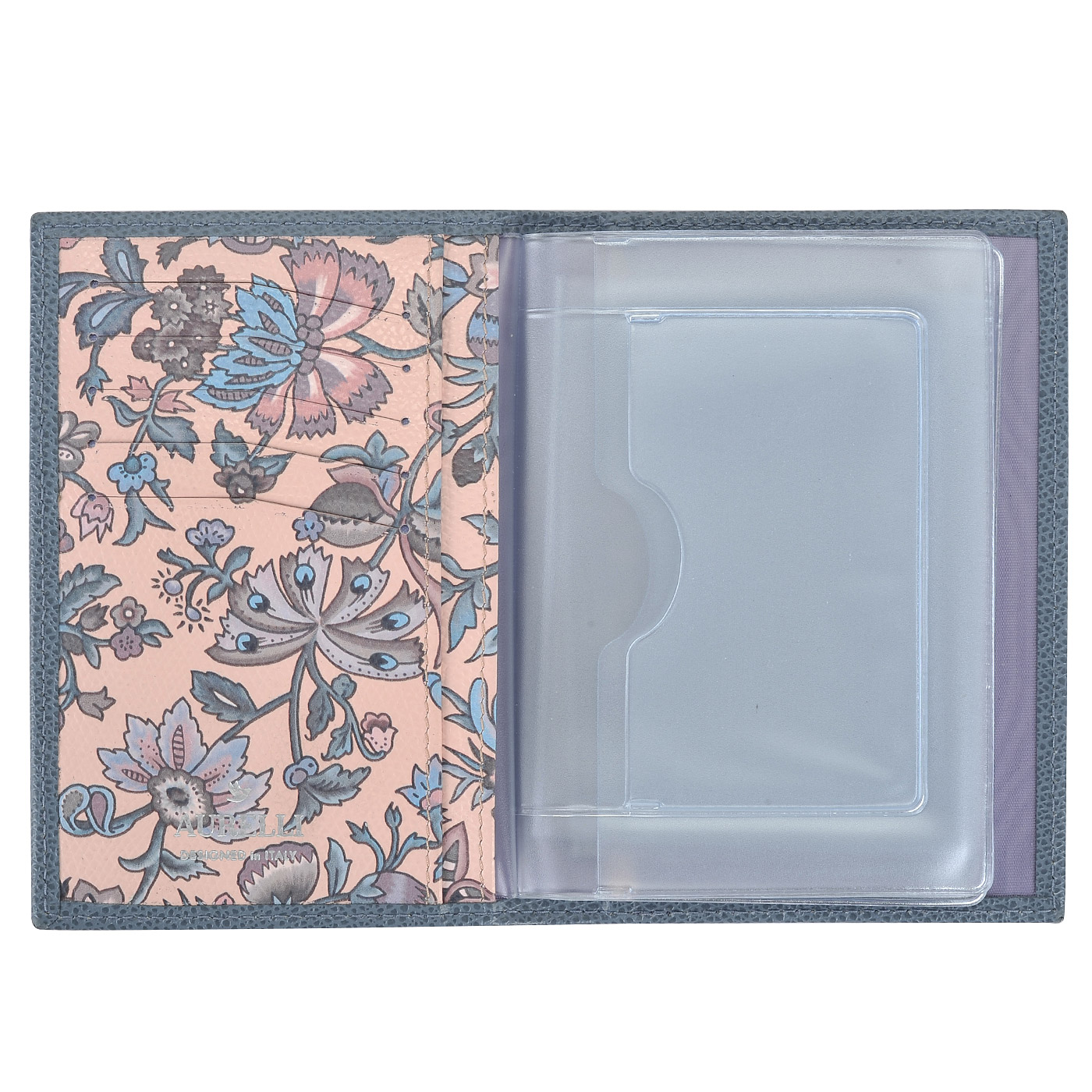 Кожаная обложка для автодокументов Aurelli Alma fiore