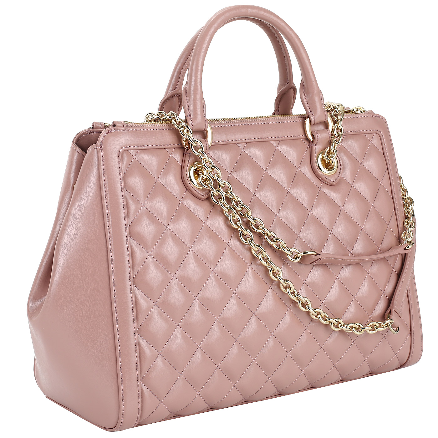 Сумка с двумя парами ручек Love Moschino New Quilted