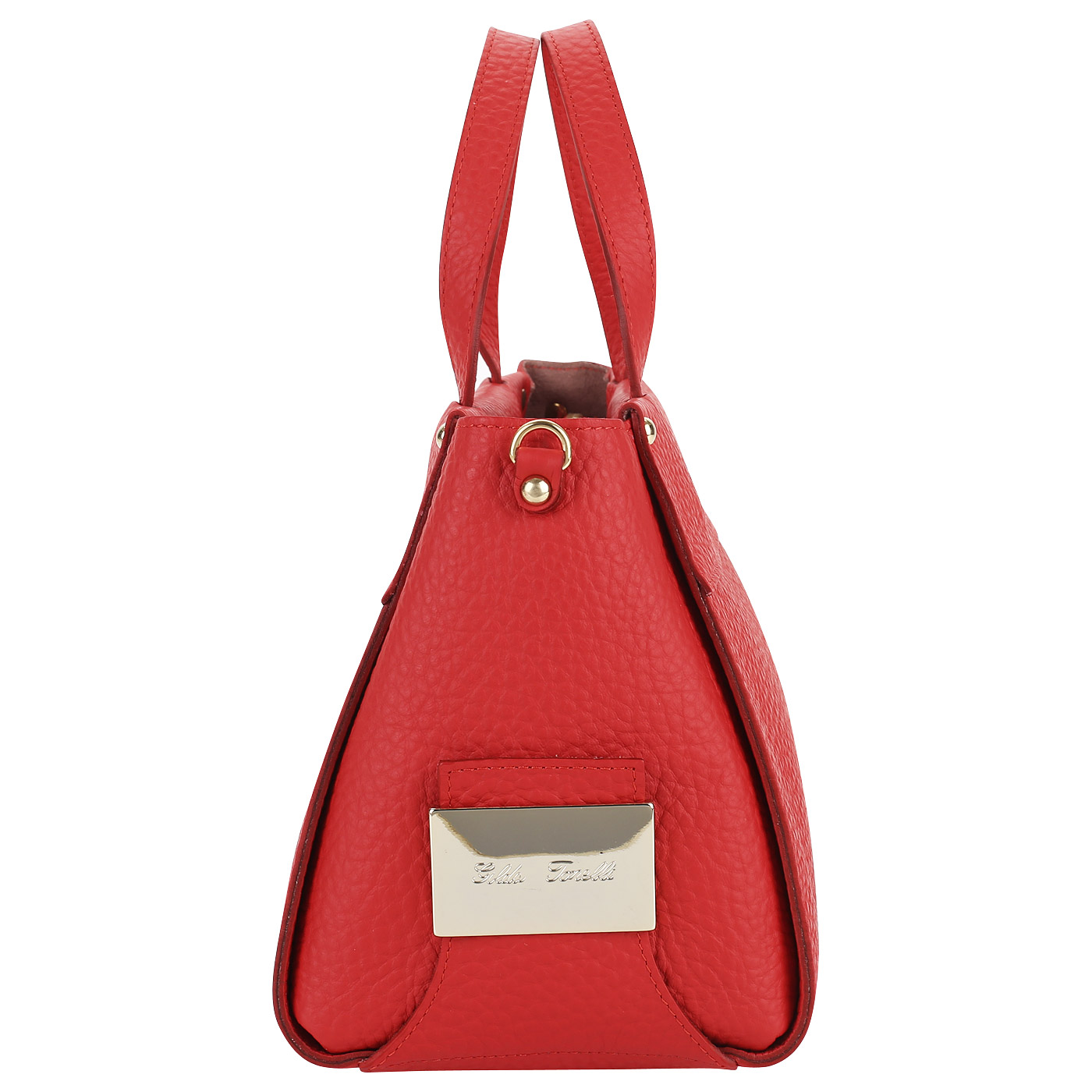 Красная кожаная сумка Gilda Tonelli King Eco