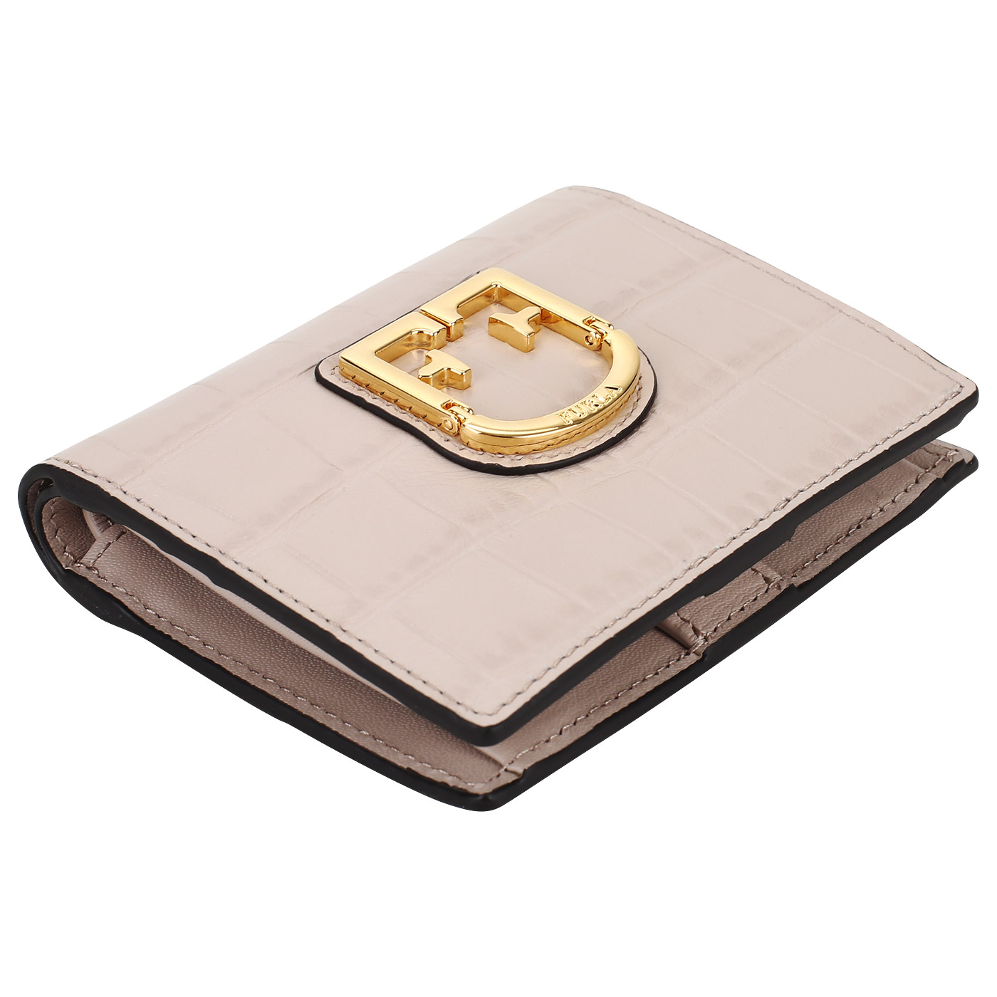 Кошелек с отделкой под крокодила Furla Belvedere