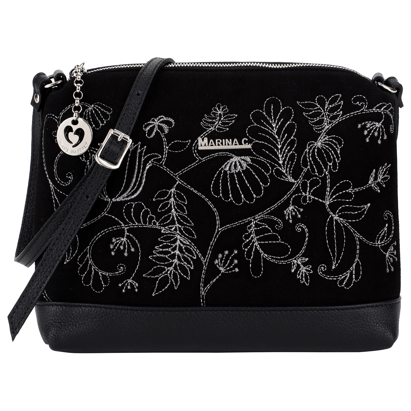 Marina Creazioni Сумочка через плечо с вышивкой