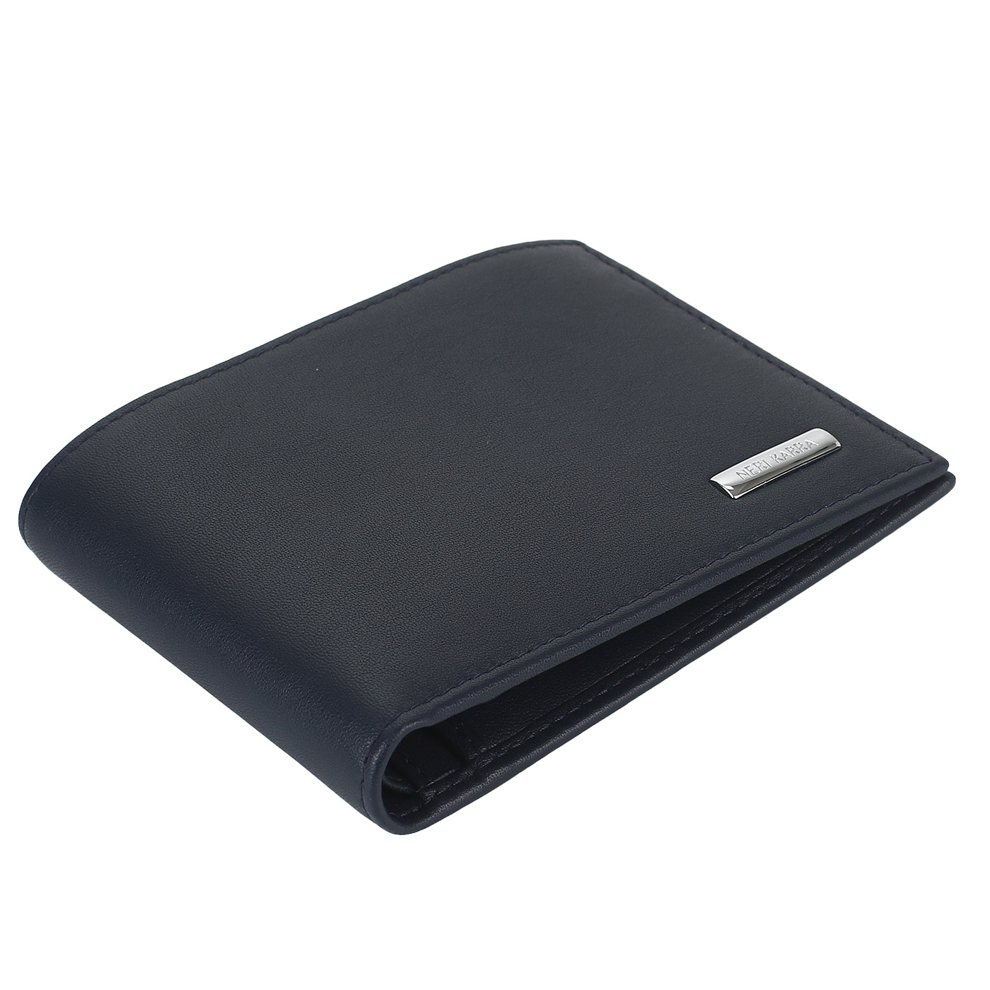 Портмоне из синей кожи Neri Karra 