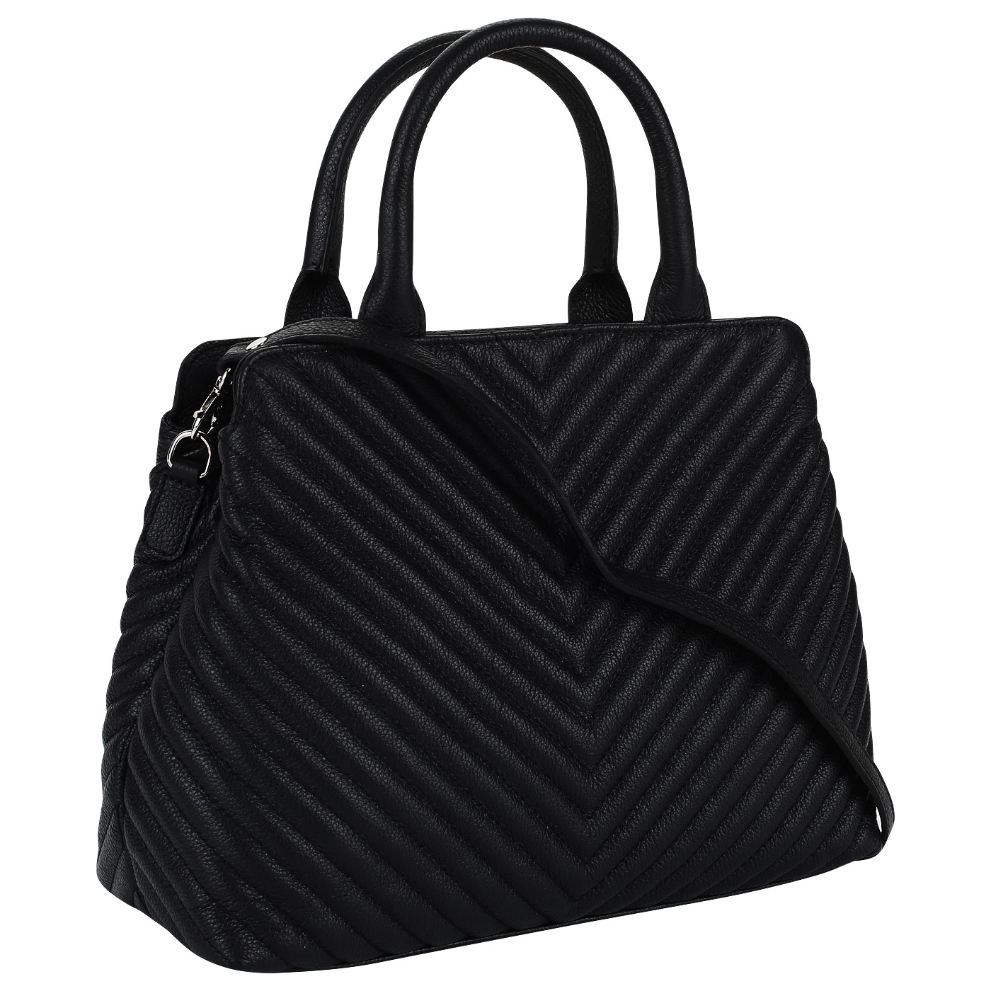 Женская стеганая сумка из натуральной кожи Marina Creazioni 