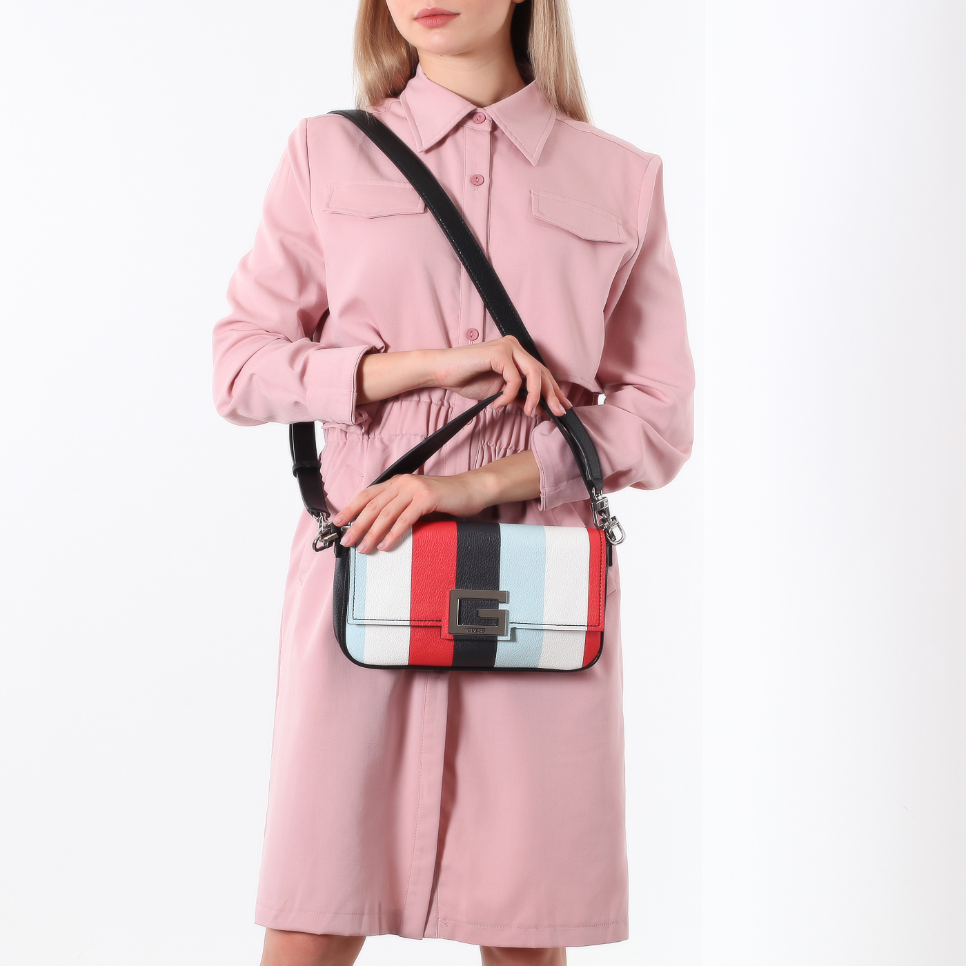 Сумка цвета мульти Guess Brightside