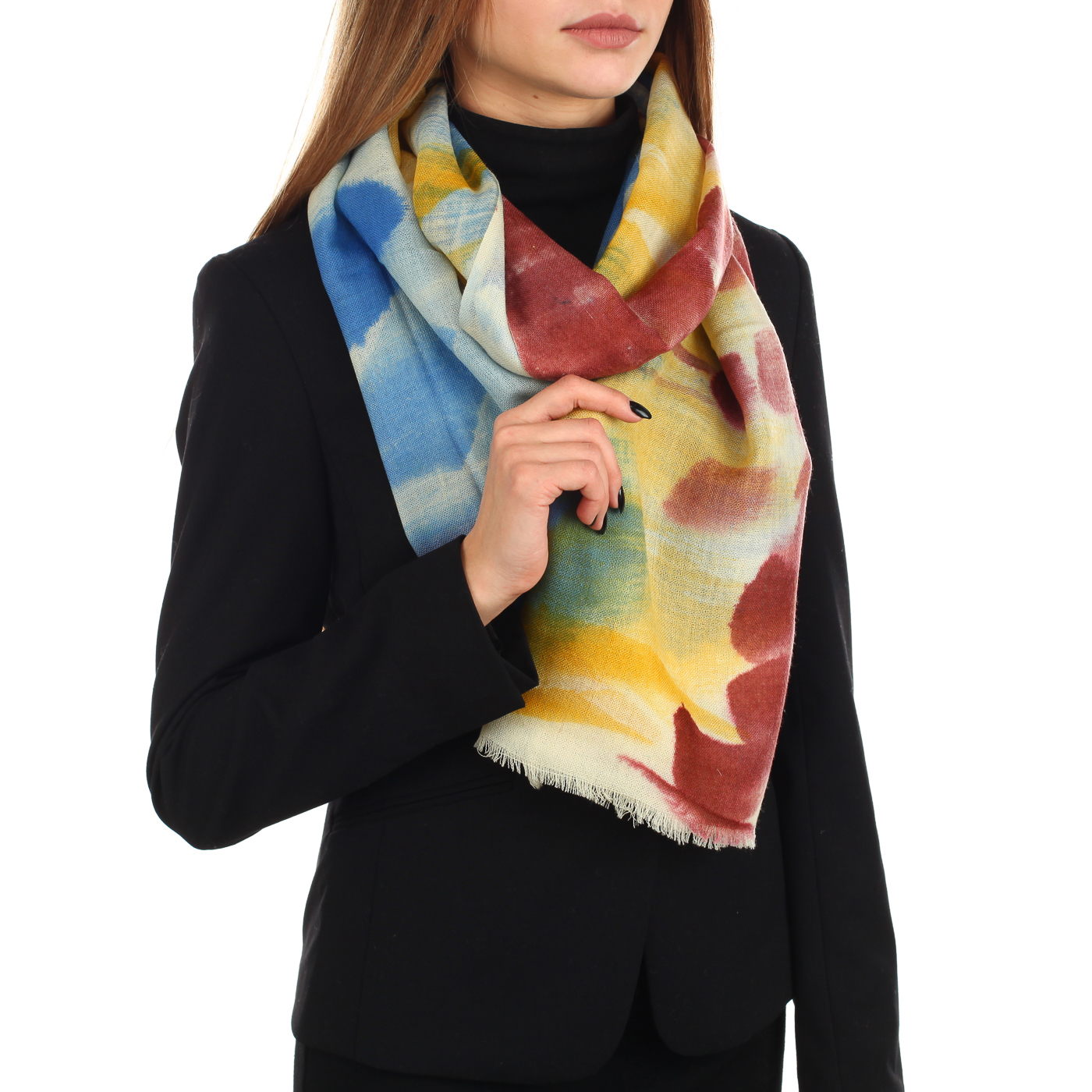 Палантин с абстрактным принтом Dispacci 