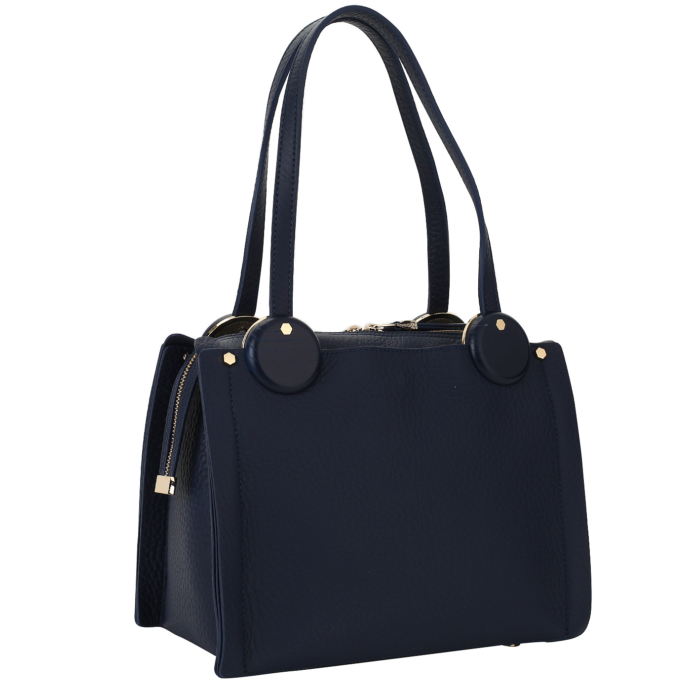 Кожаная сумка на двойной молнии Gironacci 