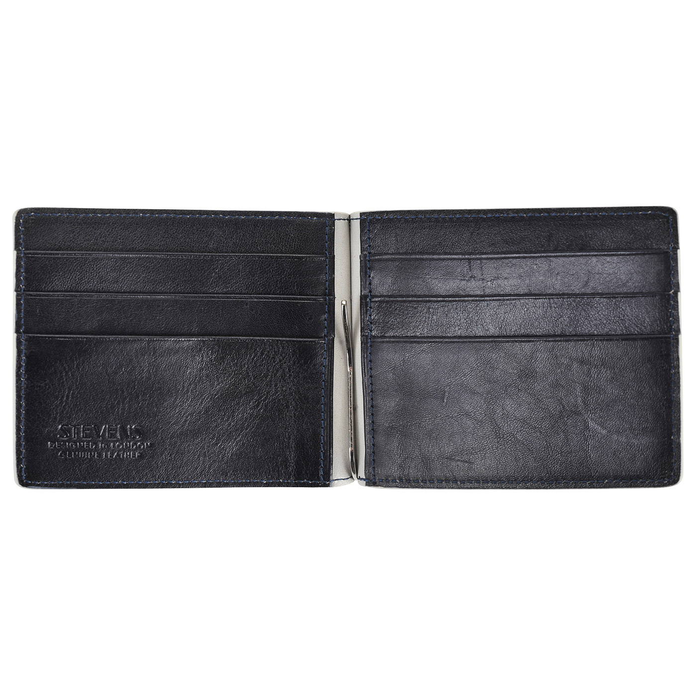 Кожаный зажим для купюр Stevens 