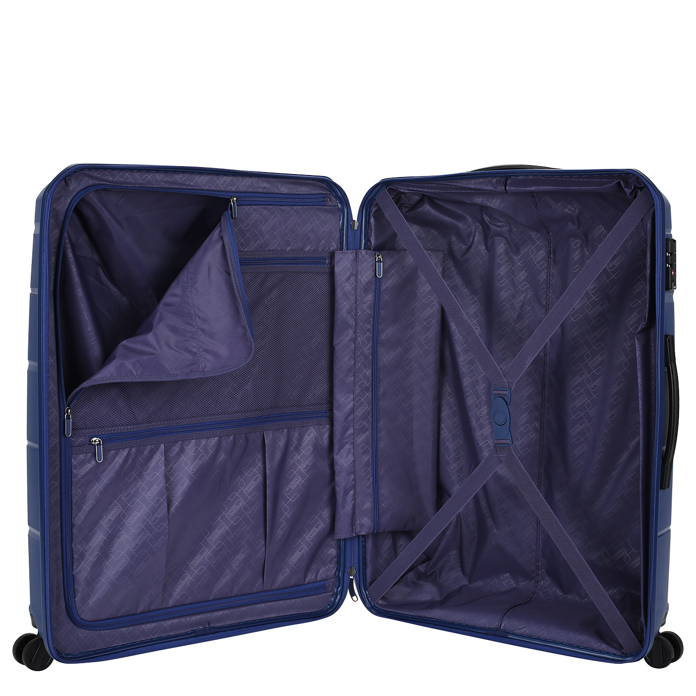 Чемодан большой L из полипропилена с кодовым замком Stevens Soho 2.0