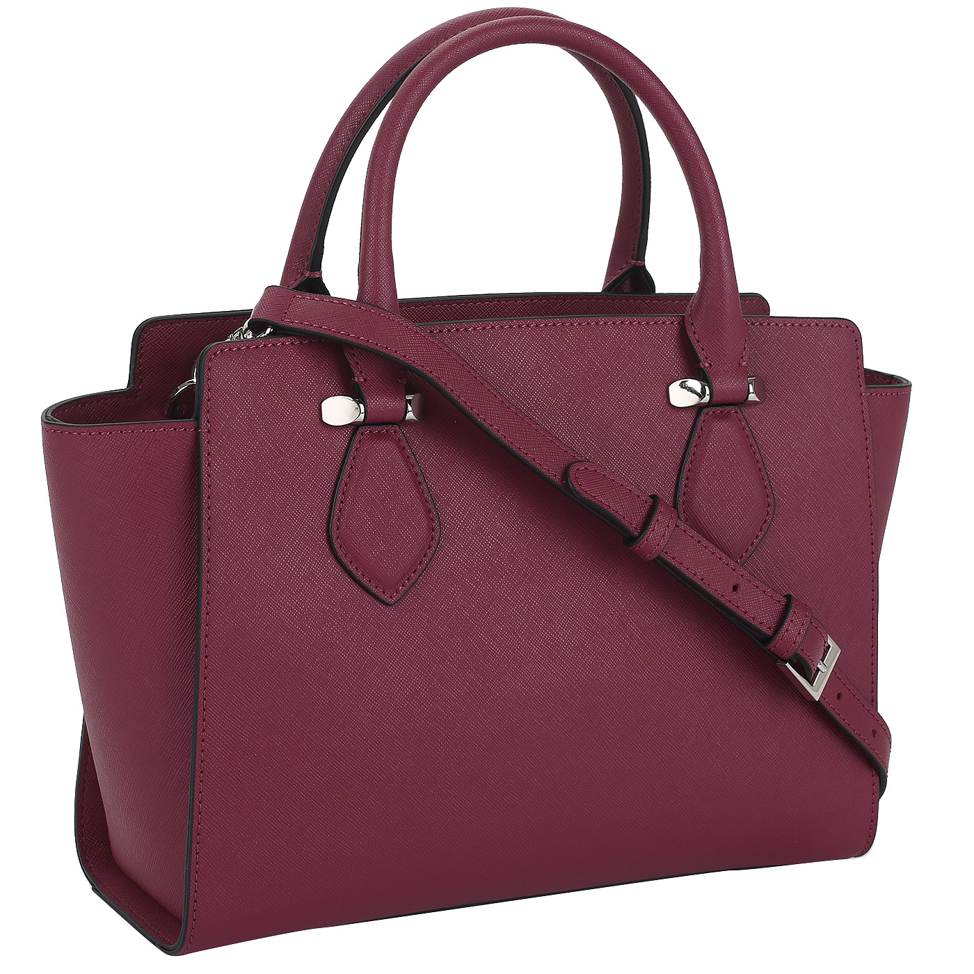 Сафьяновая сумка на молнии Cromia Perla