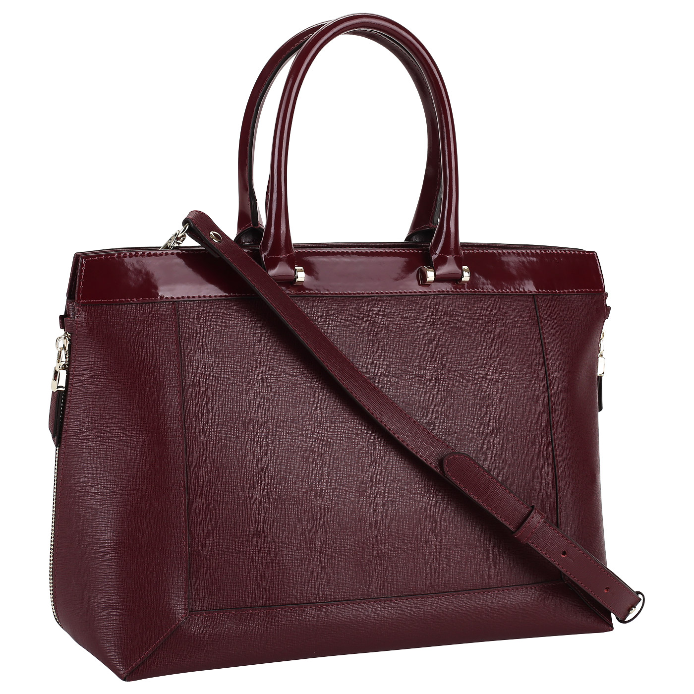 Женская сумка из комбинированной кожи Aurelli 