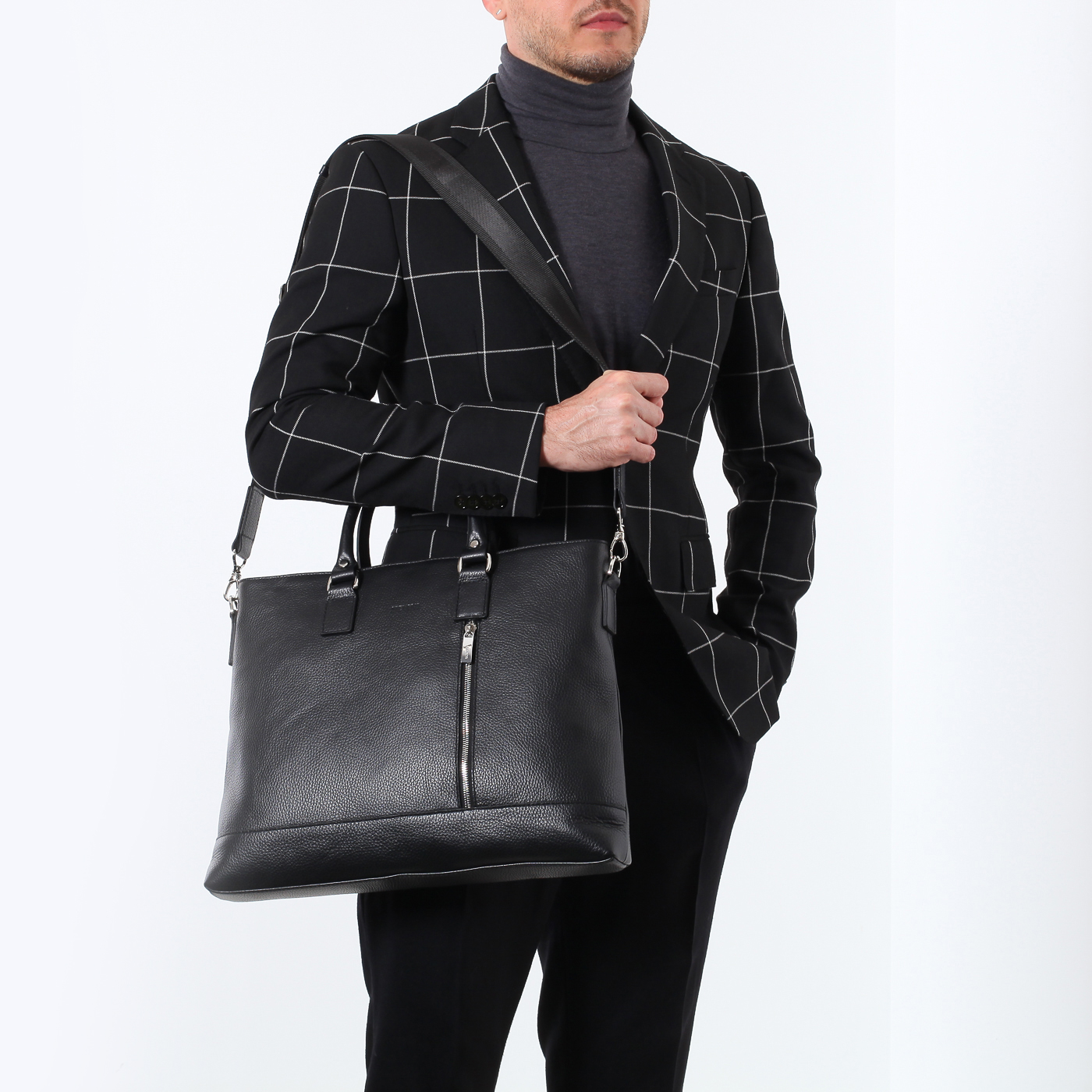 Кожаная деловая сумка Stevens 