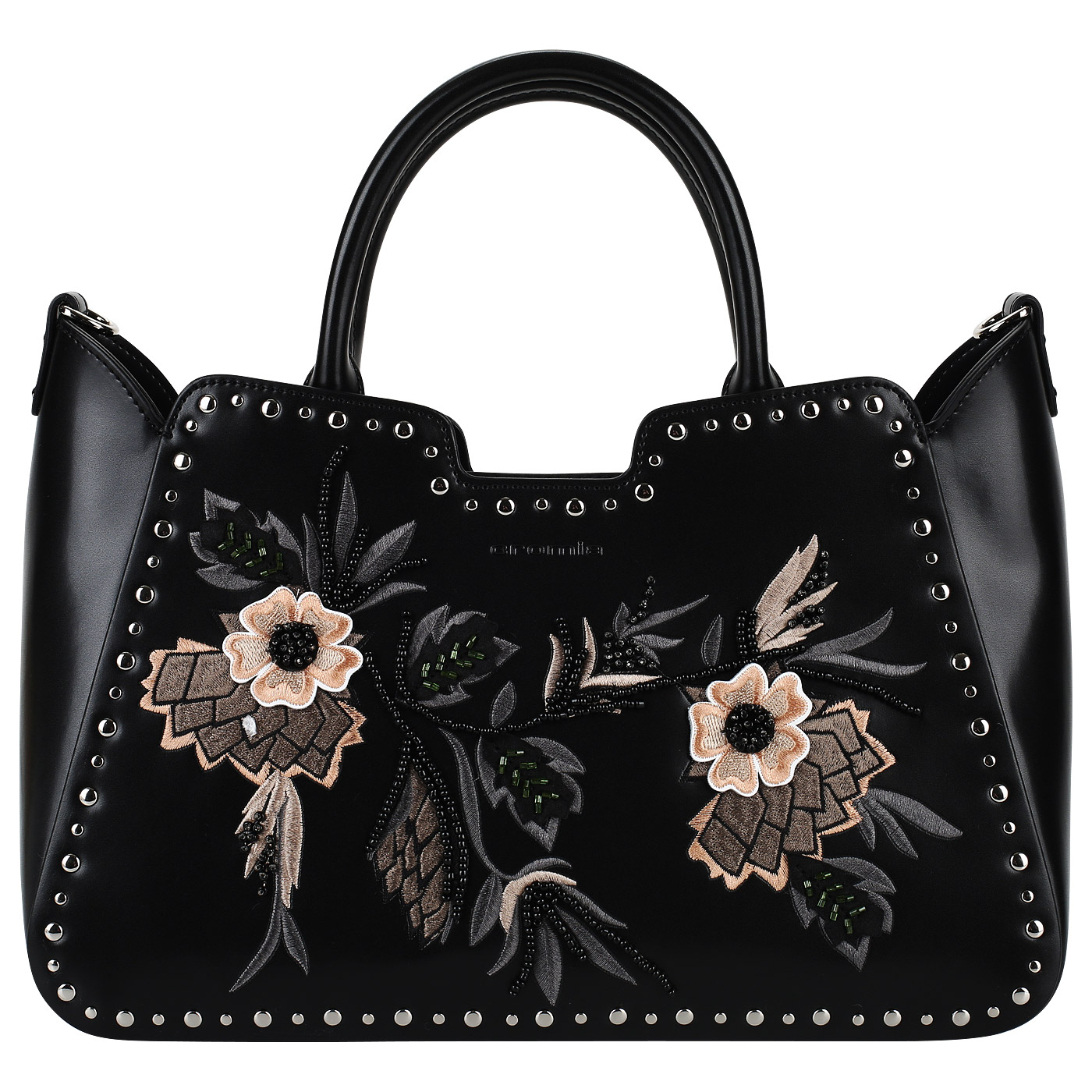 Cromia Сумка из натуральной кожи с вышивкой