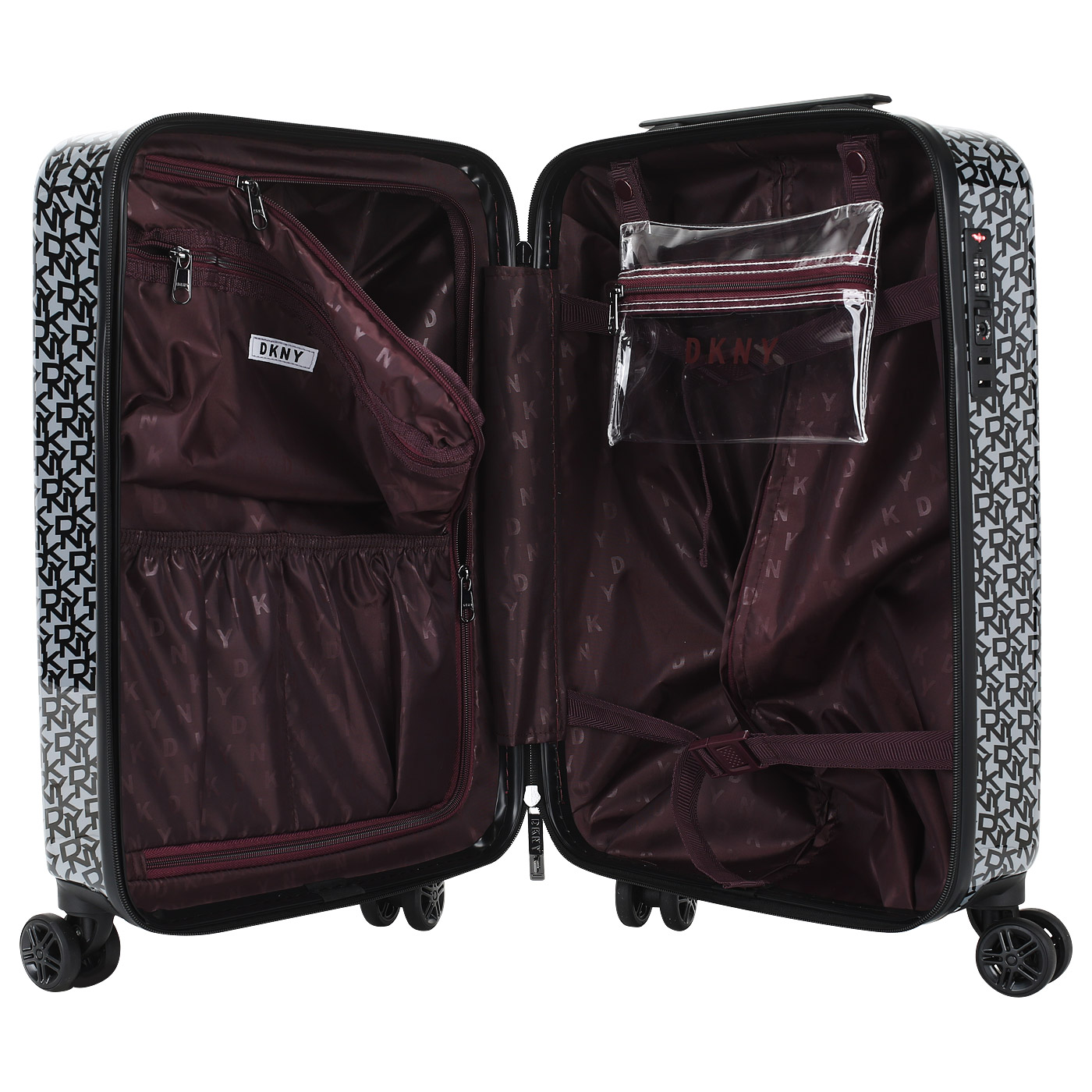 Чемодан с логотипом бренда DKNY DKNY-069 Vintage Signature Hardside