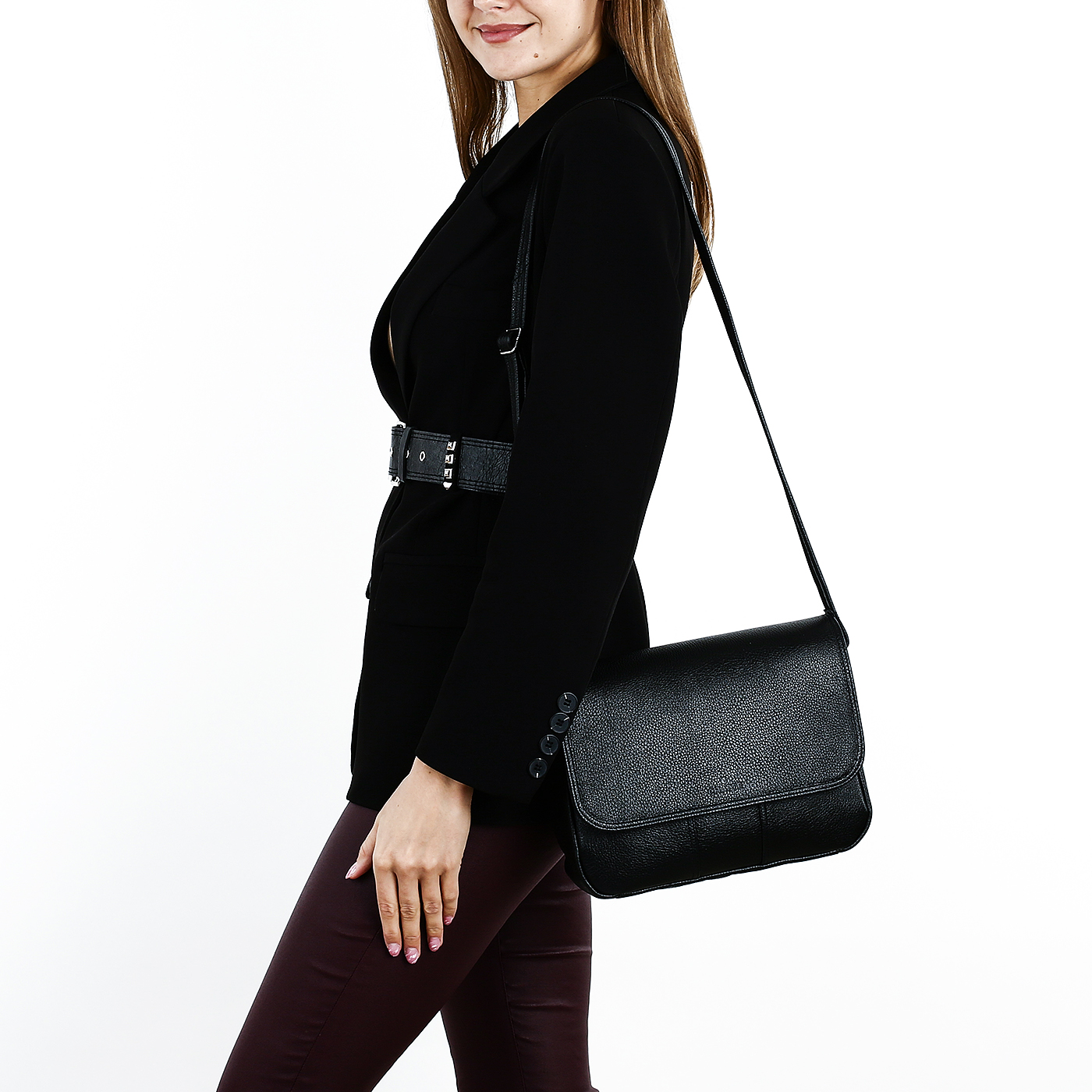 Сумка из зернистой кожи Chatte 