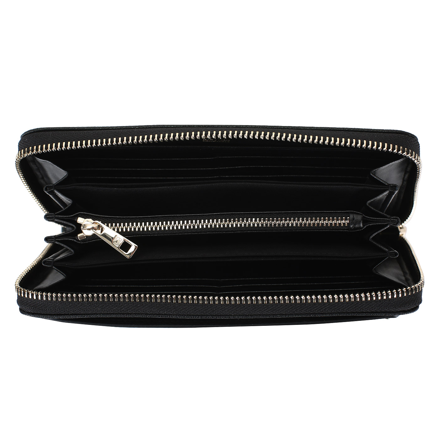 Черный кожаный кошелек Cavalli Class Diva