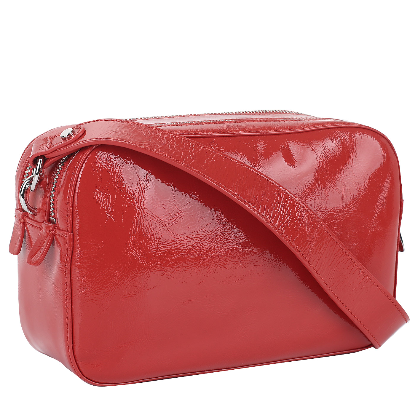 Лаковая сумочка Coccinelle Alpha naplack