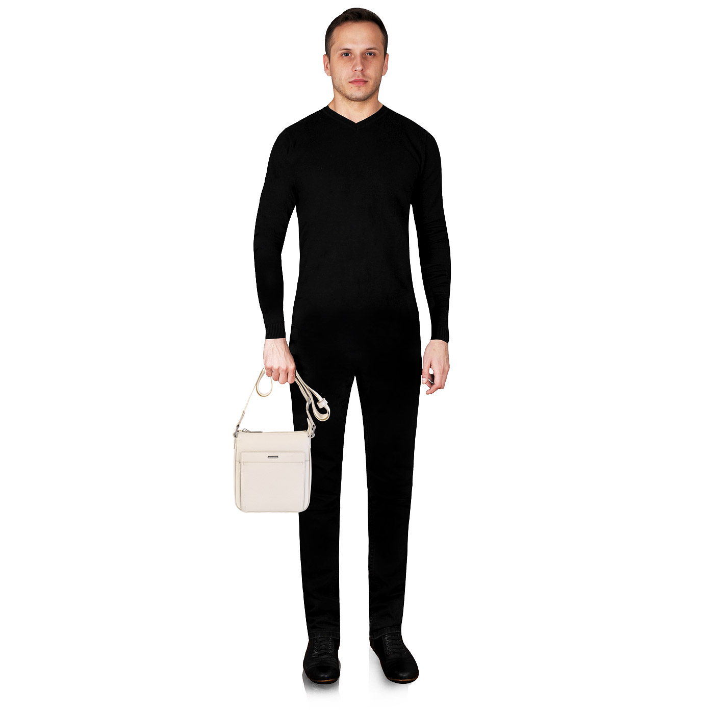 Мужская кожаная сумка через плечо Neri Karra 