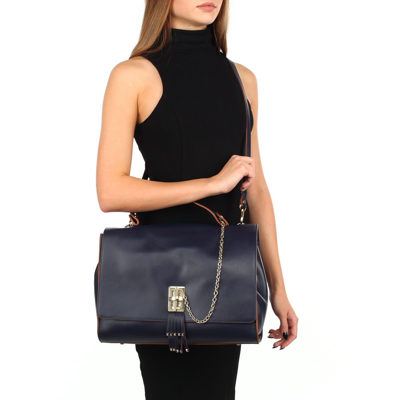 Кожаная сумка-сэтчел Roberta Gandolfi Risotto