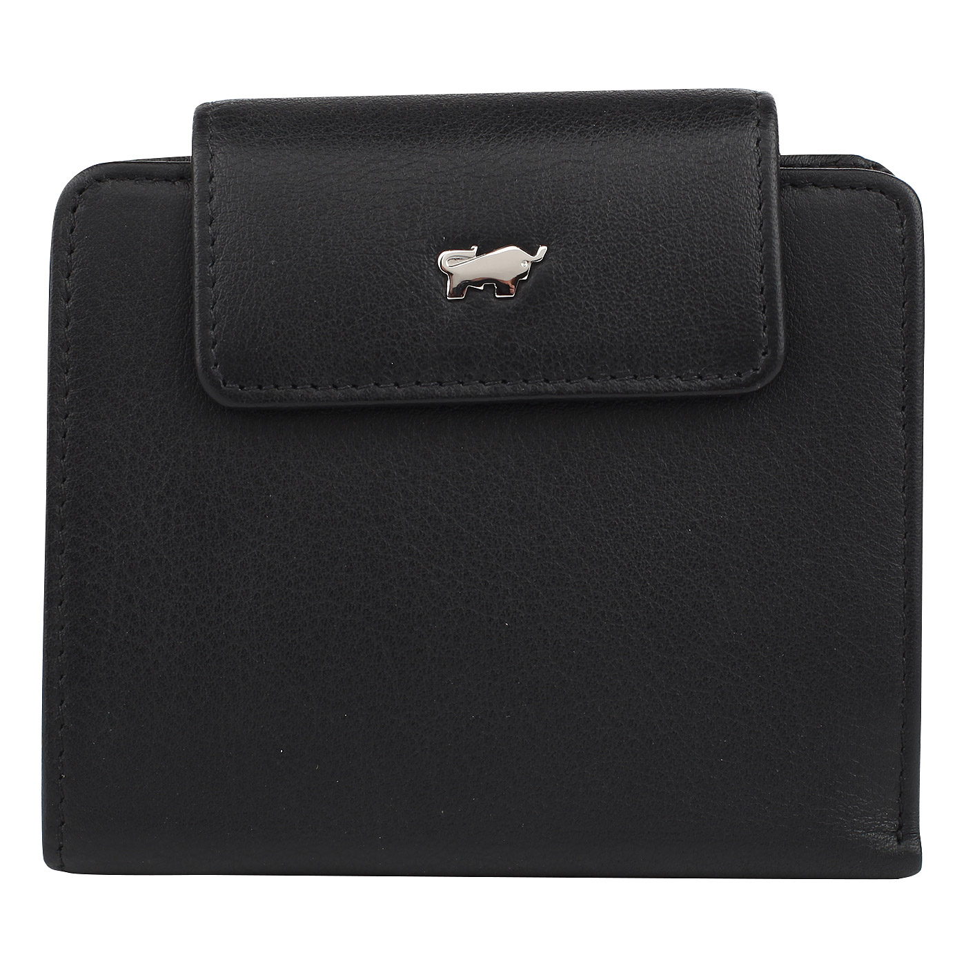 Braun Buffel Черный кожаный кошелек