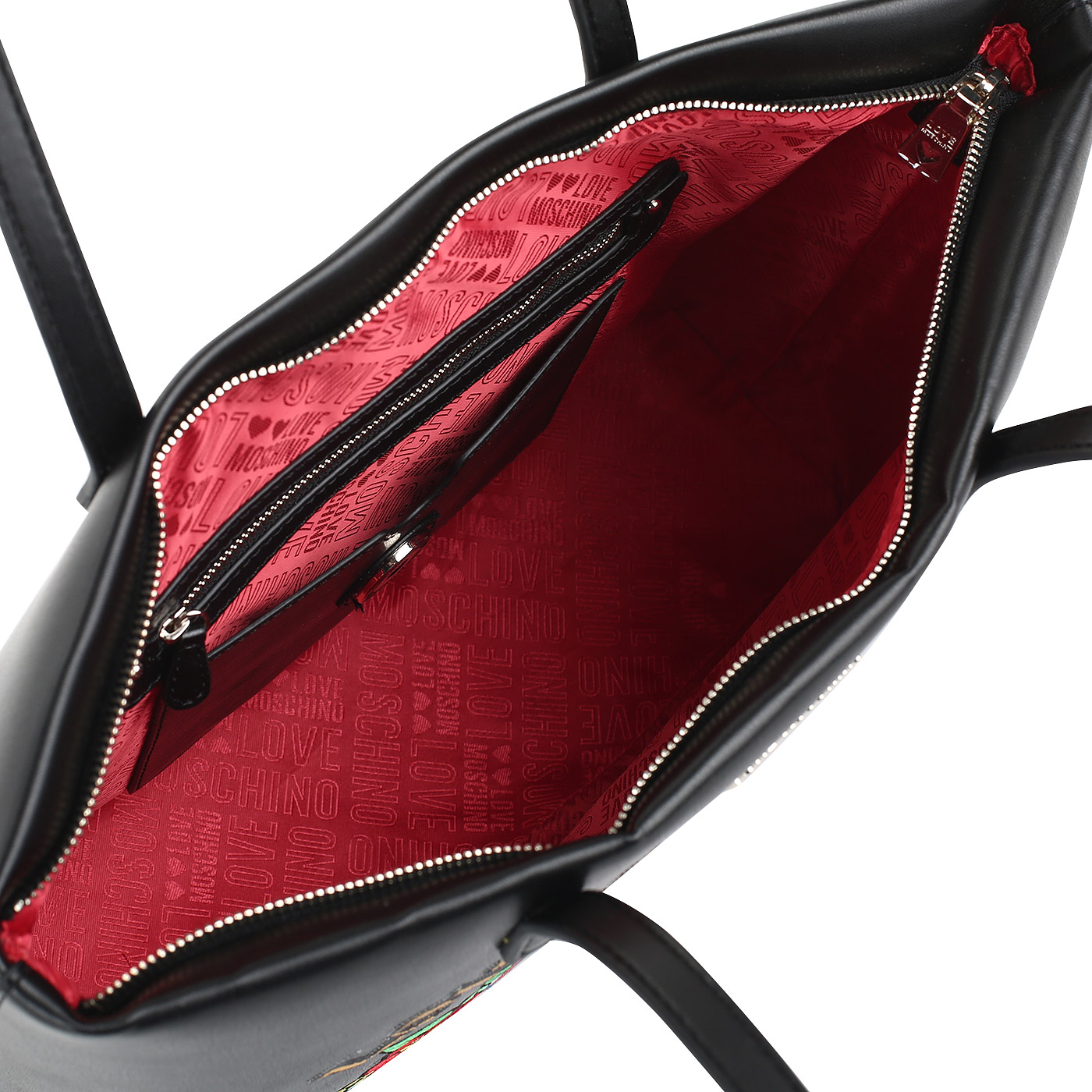 Вместительная сумка с декором Love Moschino LM Embroidery