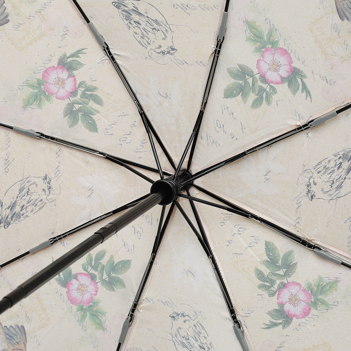 Зонт в три сложения Russian Look 