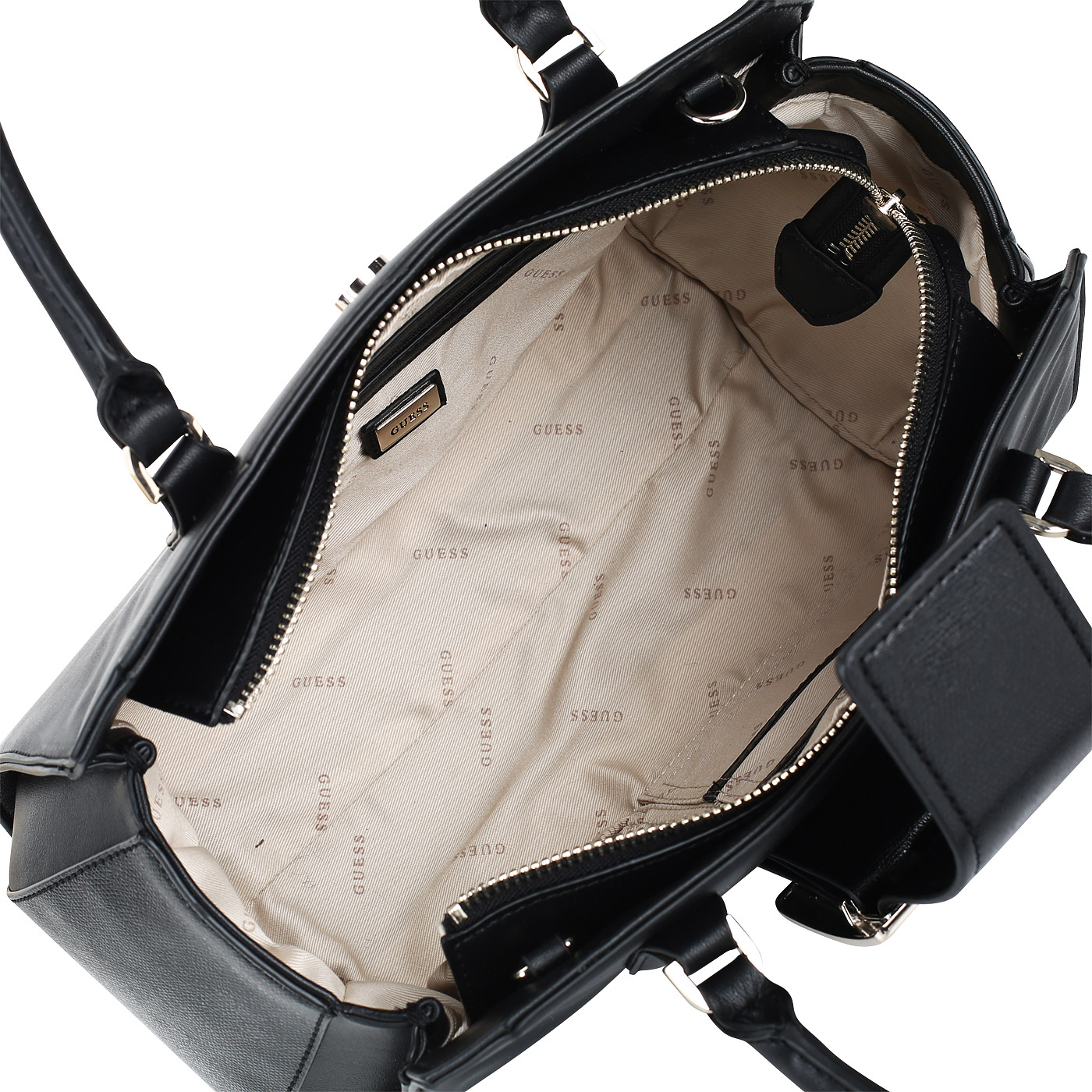 Черная женская сумка с плечевым ремешком Guess Tori