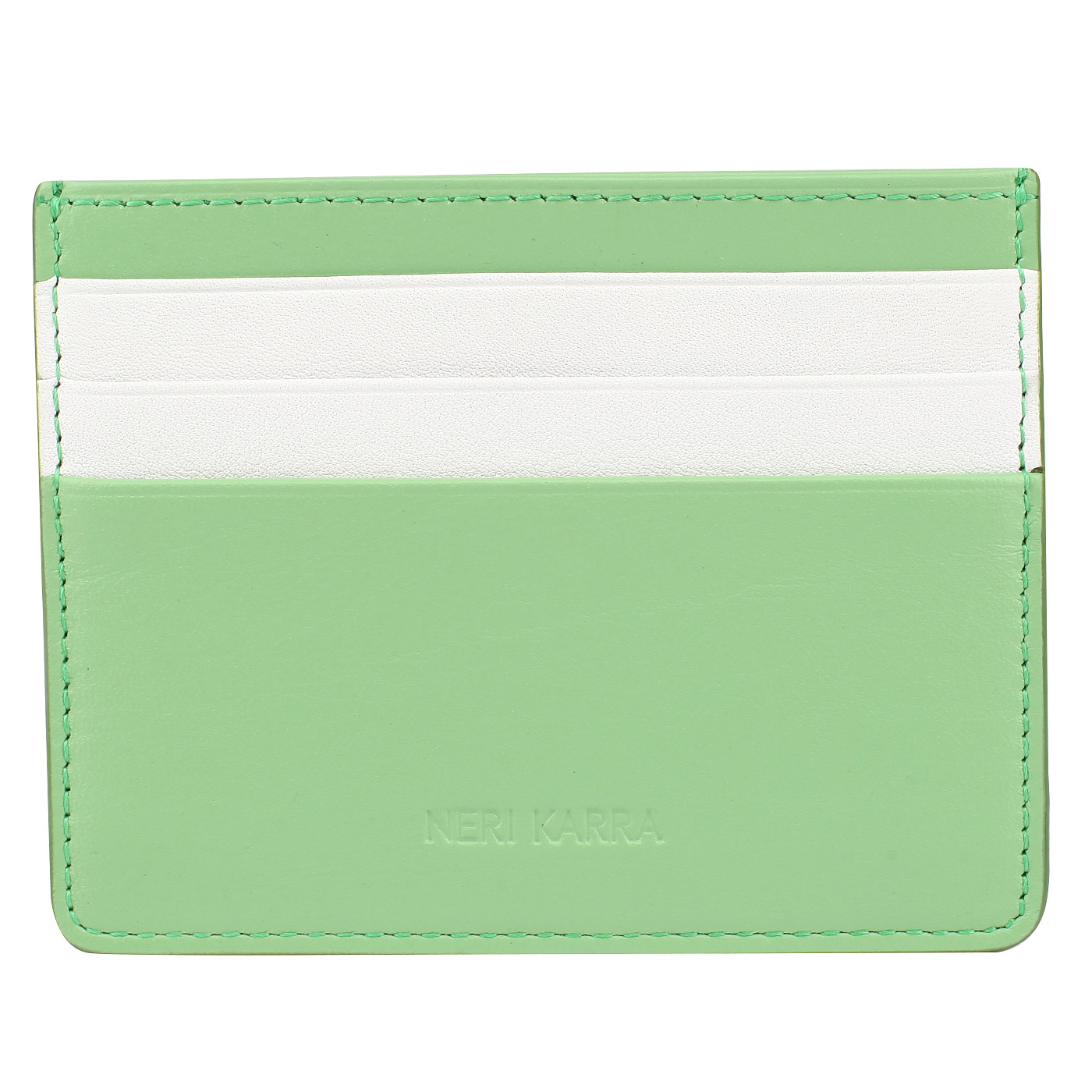 Neri Karra Кожаная визитница без застежки