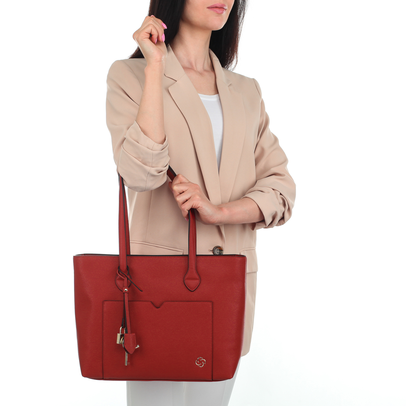 Красная женская сумка Samsonite Miss Journey