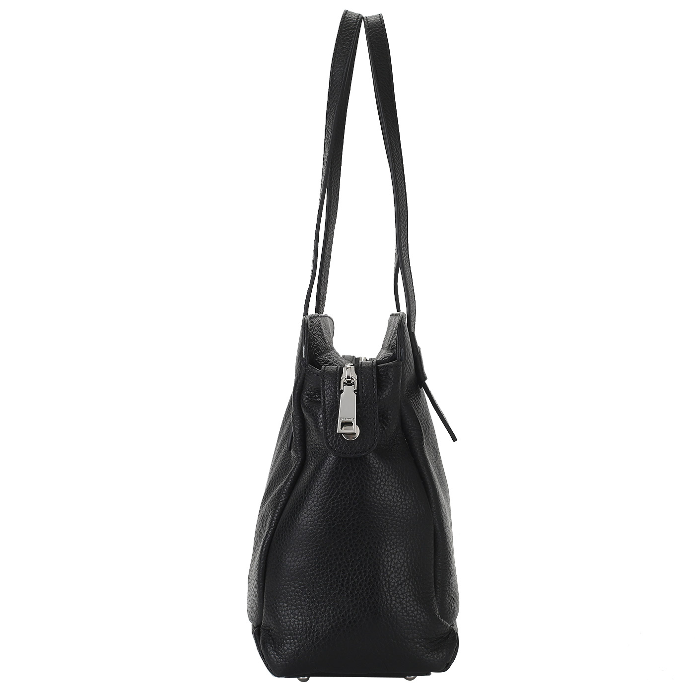 Черная сумка из мягкой кожи Cromia Sekai